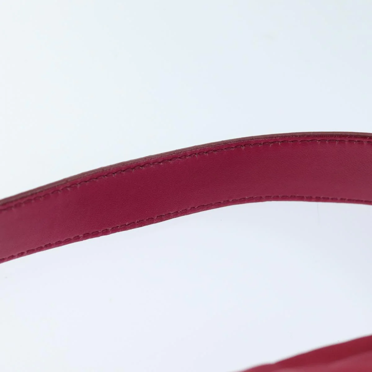 Ribbon Shoulder Bag Nylon Pink - Image 8