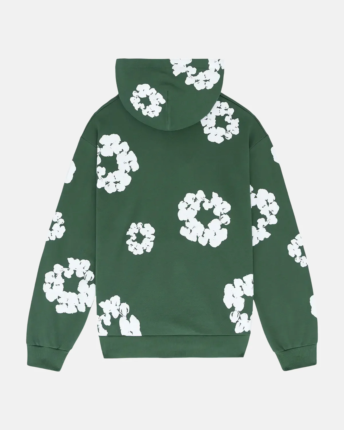 The Cotton Wreath Hoodie Green - Image 2