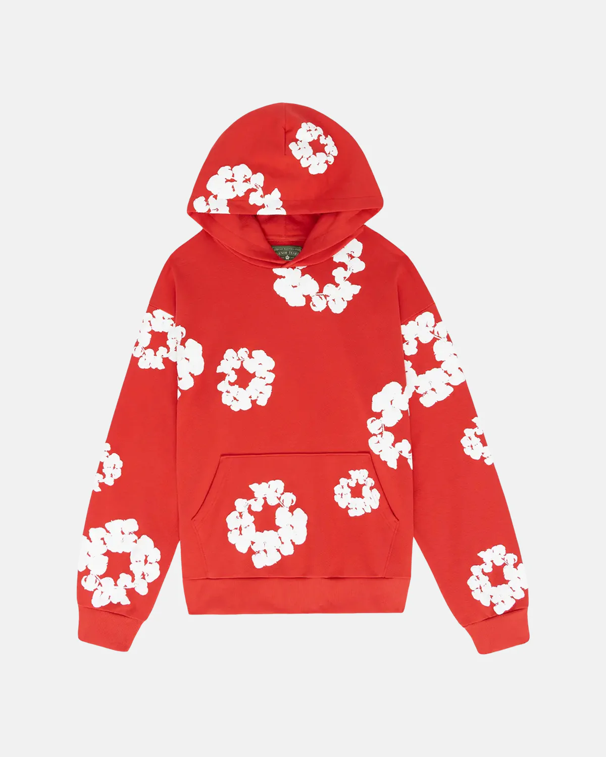 The Cotton Wreath Hoodie Red