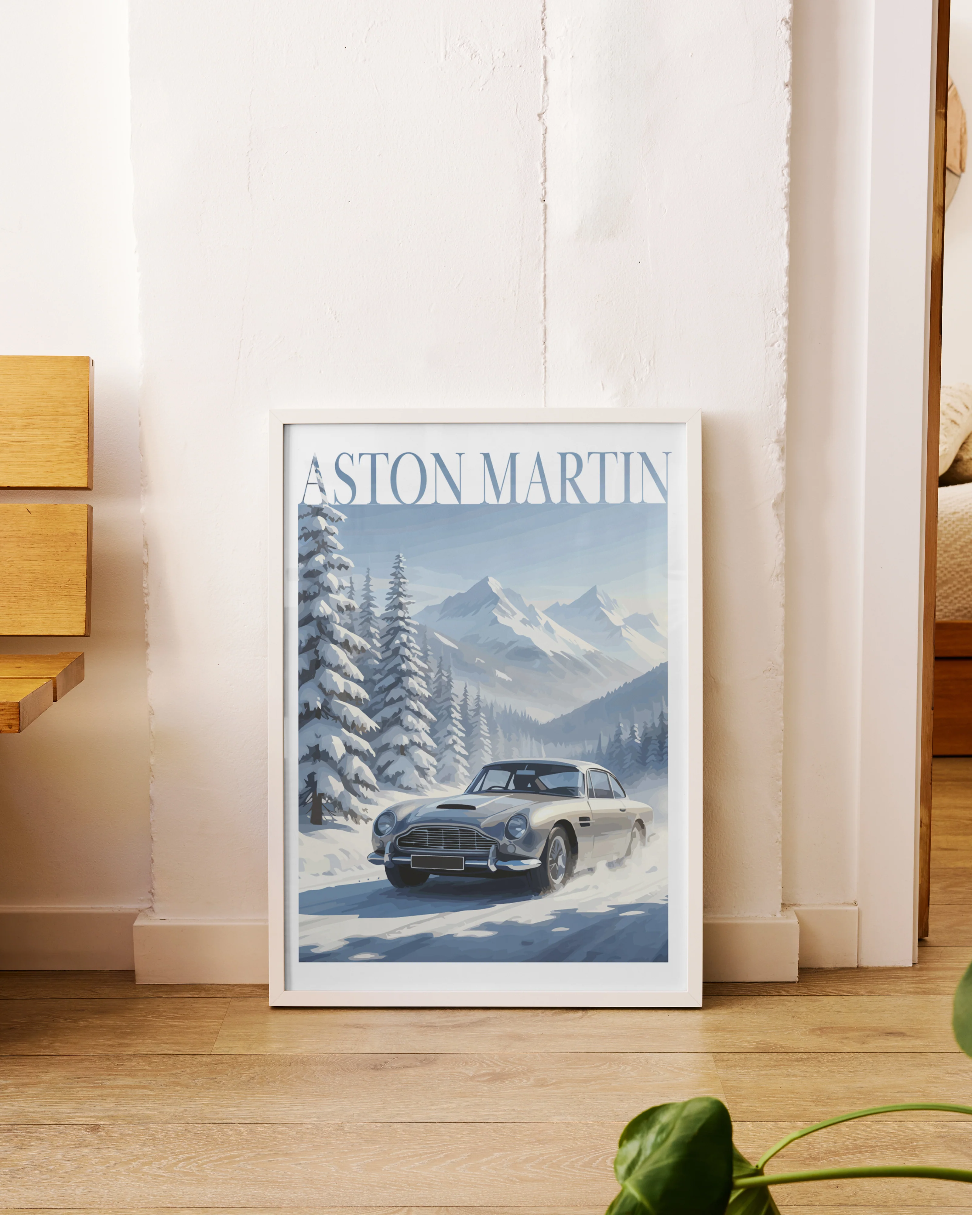 "Winter Aston Martin No.3" Poster - Image 3
