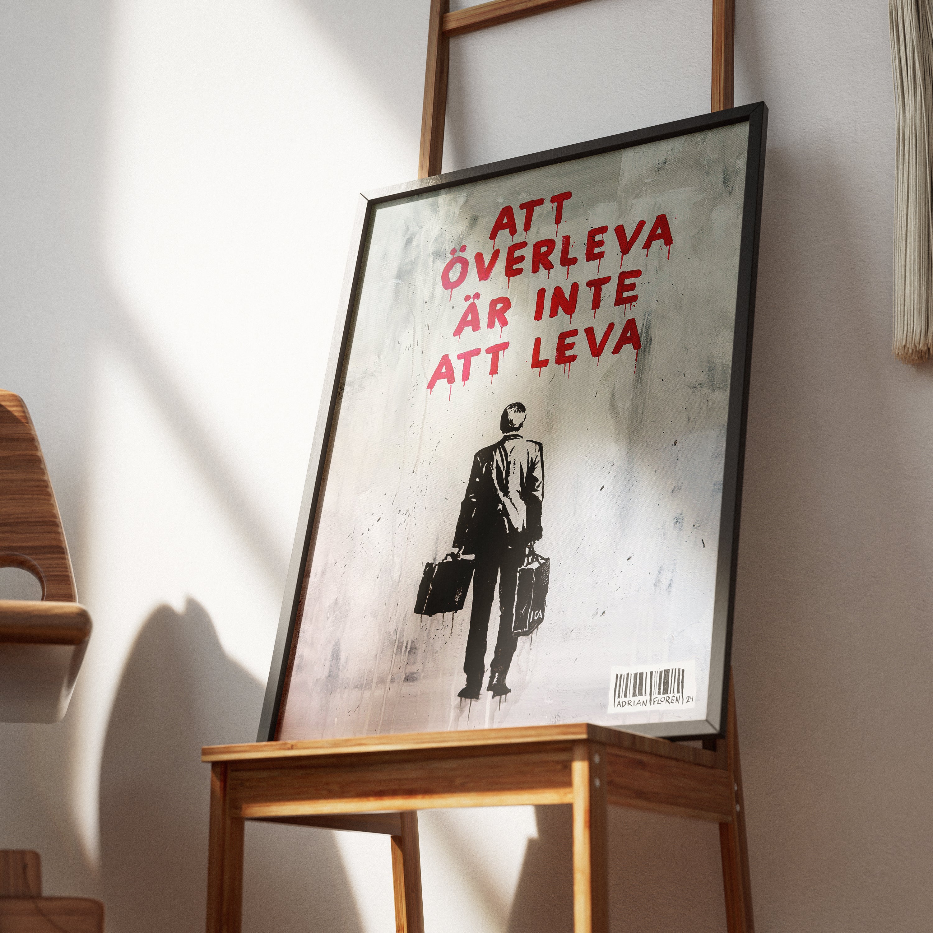 "Att överleva är inte att leva" Poster - Image 3