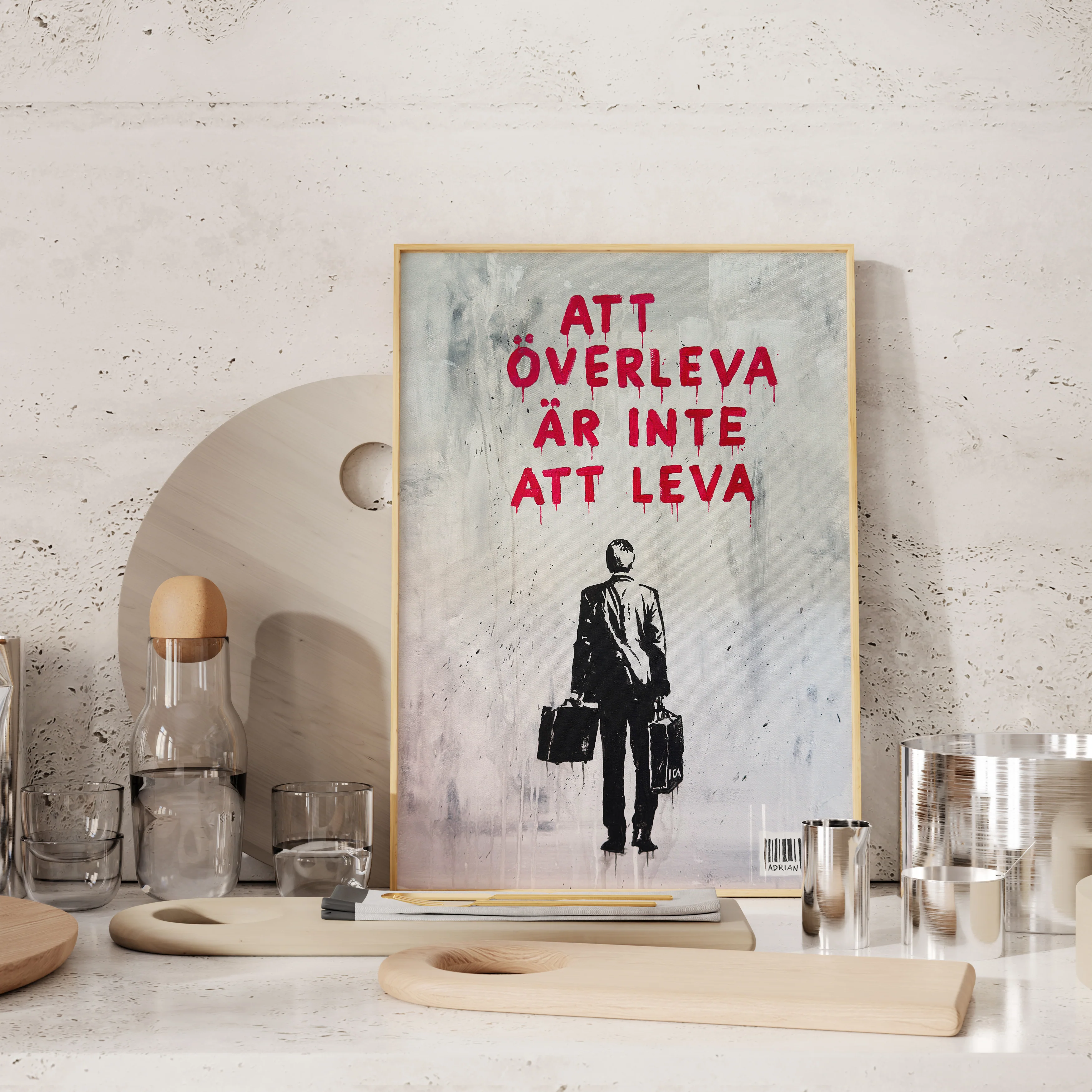 "Att överleva är inte att leva" Poster - Image 4