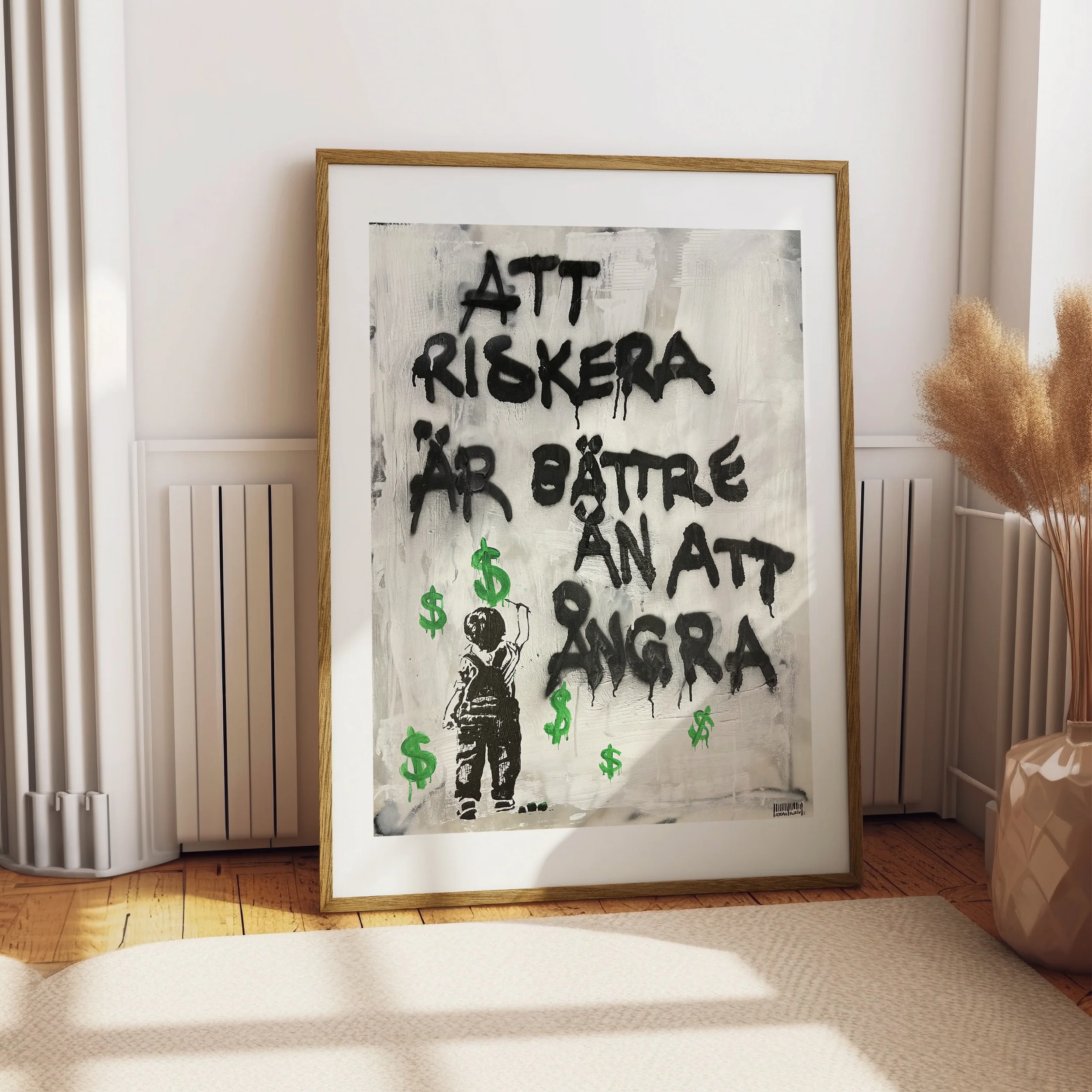 "Att riskera är bättre än att ångra" Poster - Image 3
