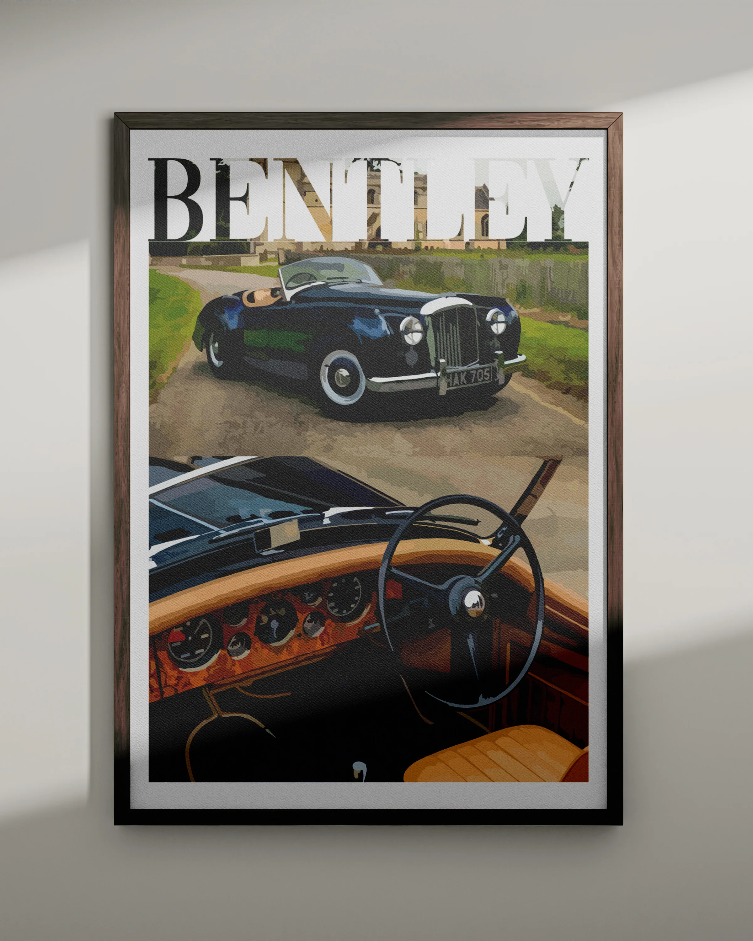 "Old Money Bentley No.1" Poster - Image 3