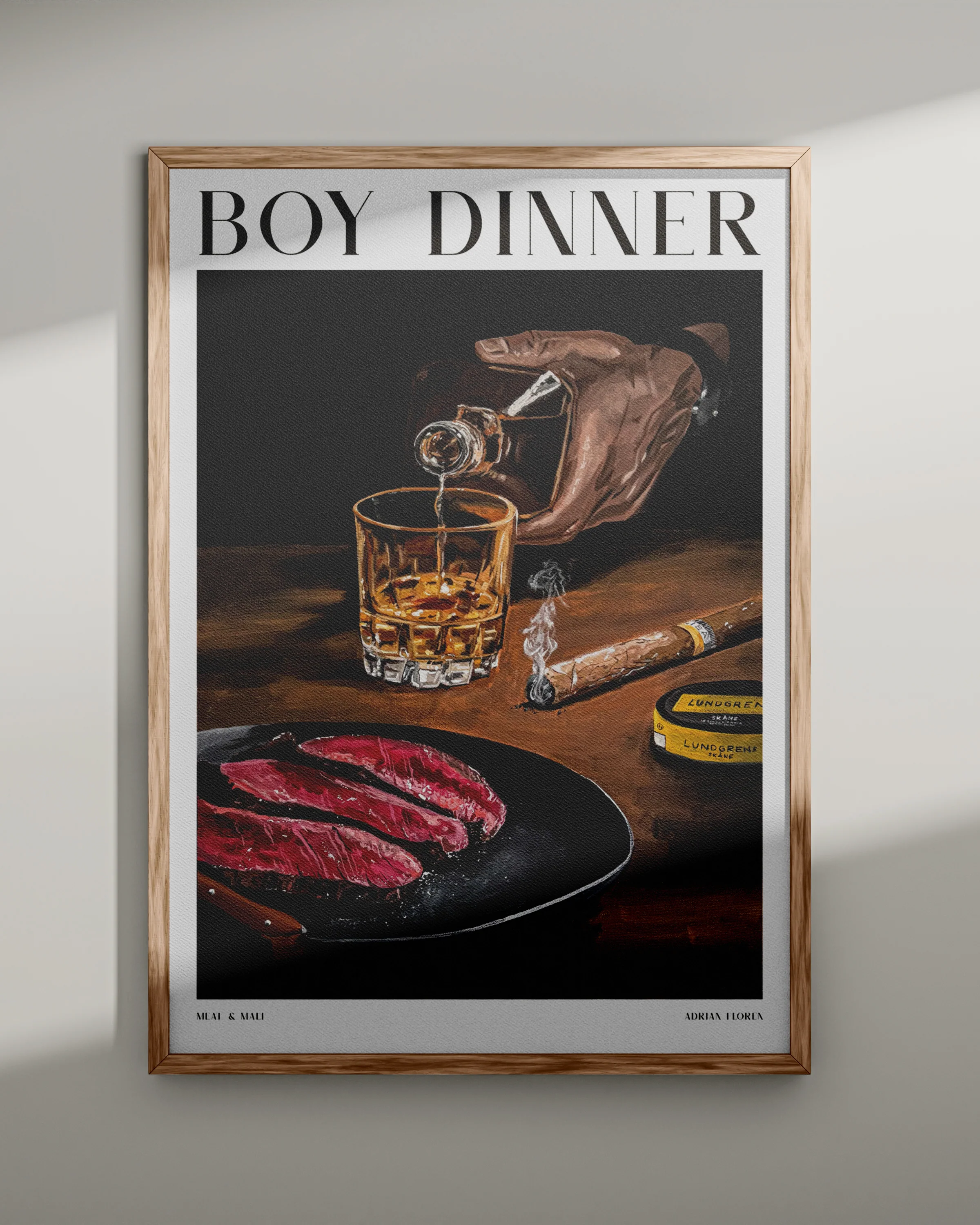 "Boy Dinner" Poster - Image 2