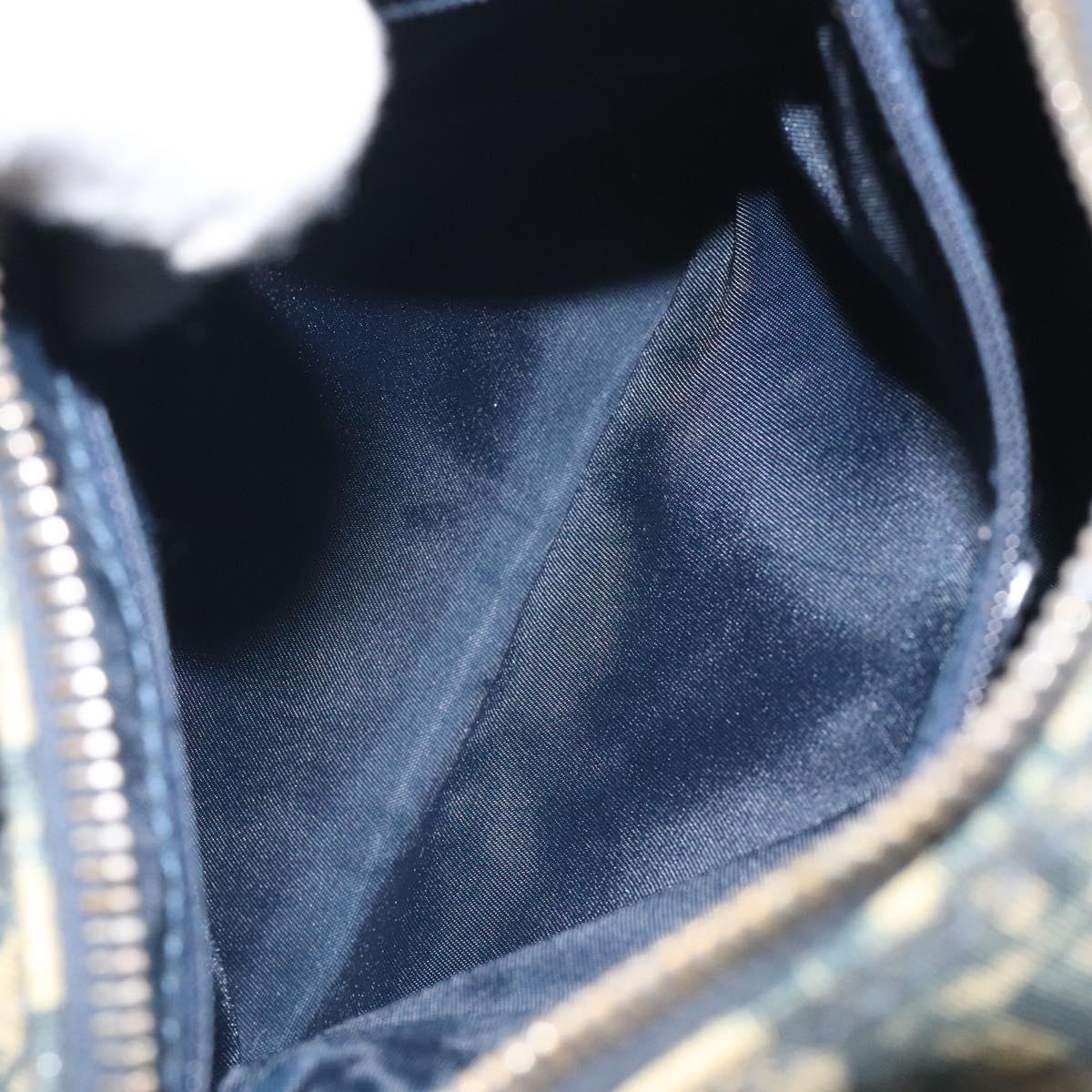 Trotter Canvas Hand Bag PVC Navy Gold - Image 20