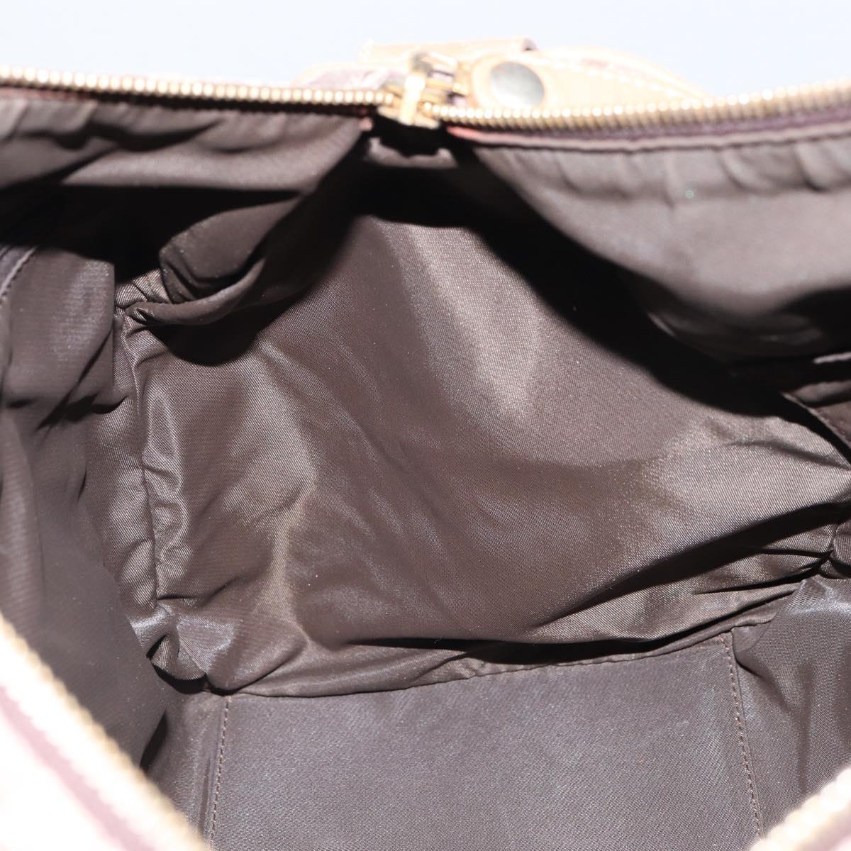 Trotter Canvas Boston Bag Brown Gold - Image 19