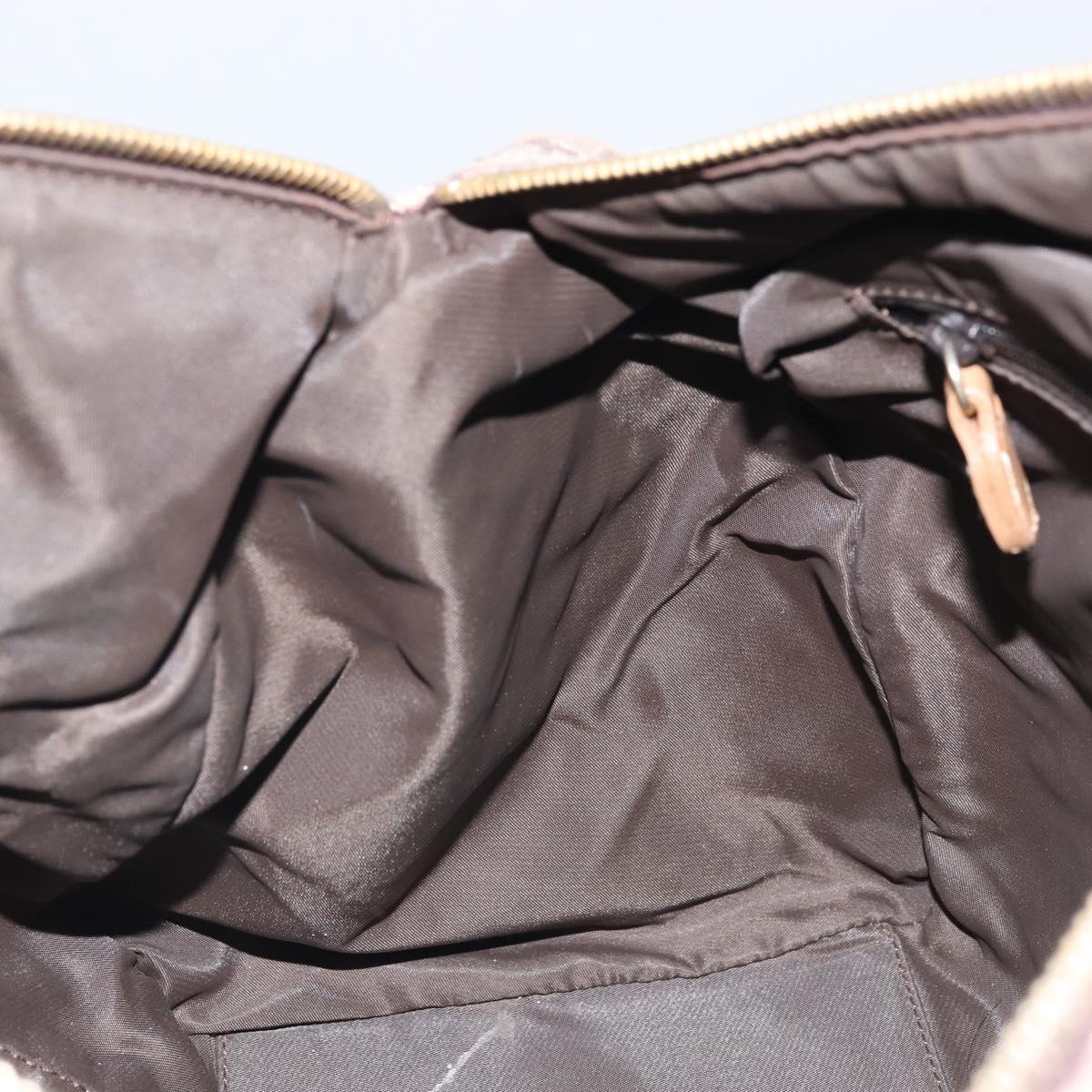 Trotter Canvas Boston Bag Brown Gold - Image 20
