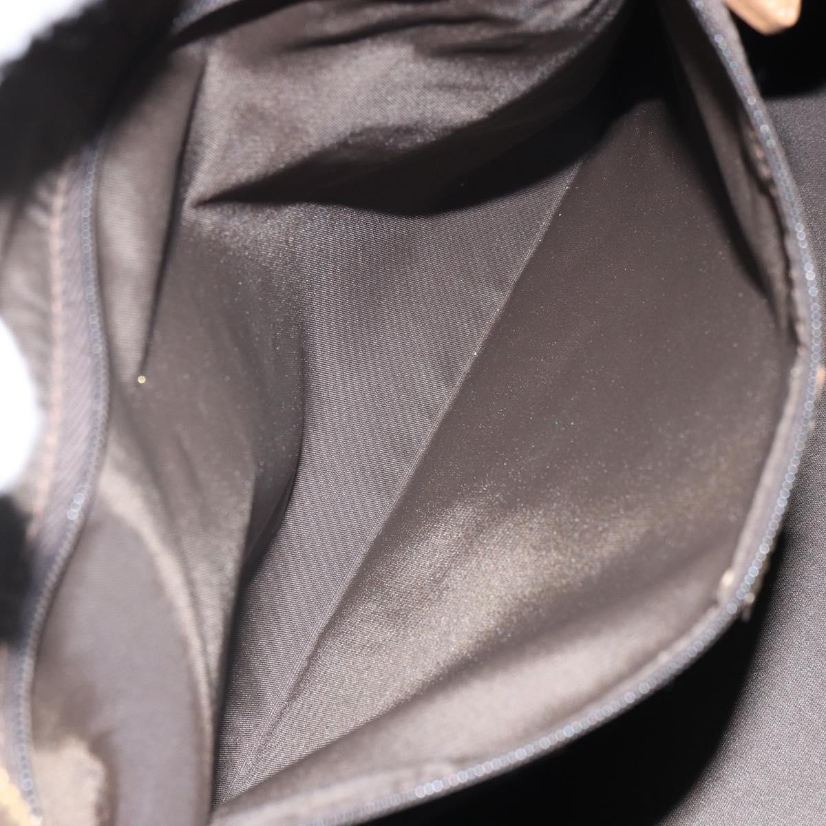 Trotter Canvas Boston Bag Brown Gold - Image 22