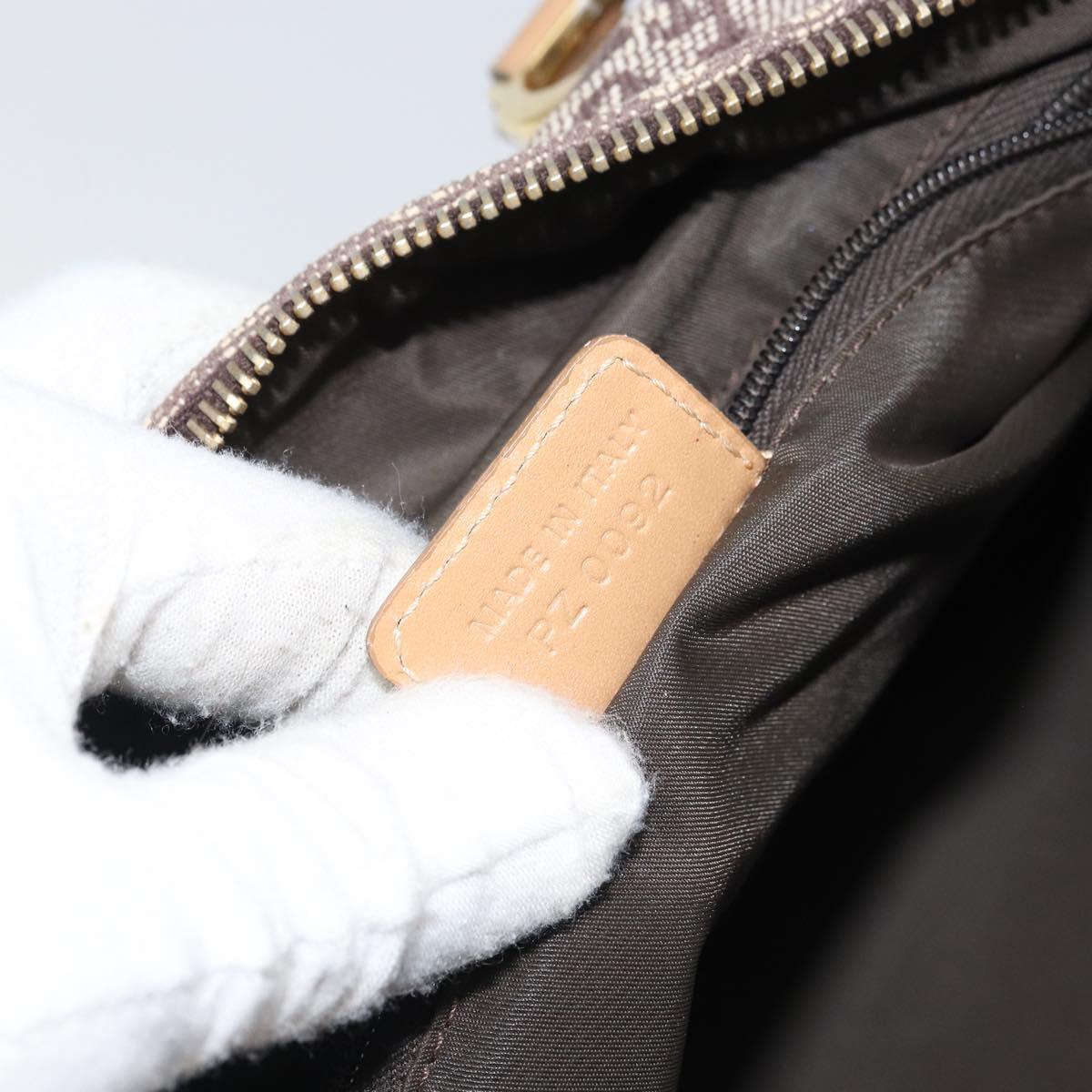 Trotter Canvas Boston Bag Brown Gold - Image 23