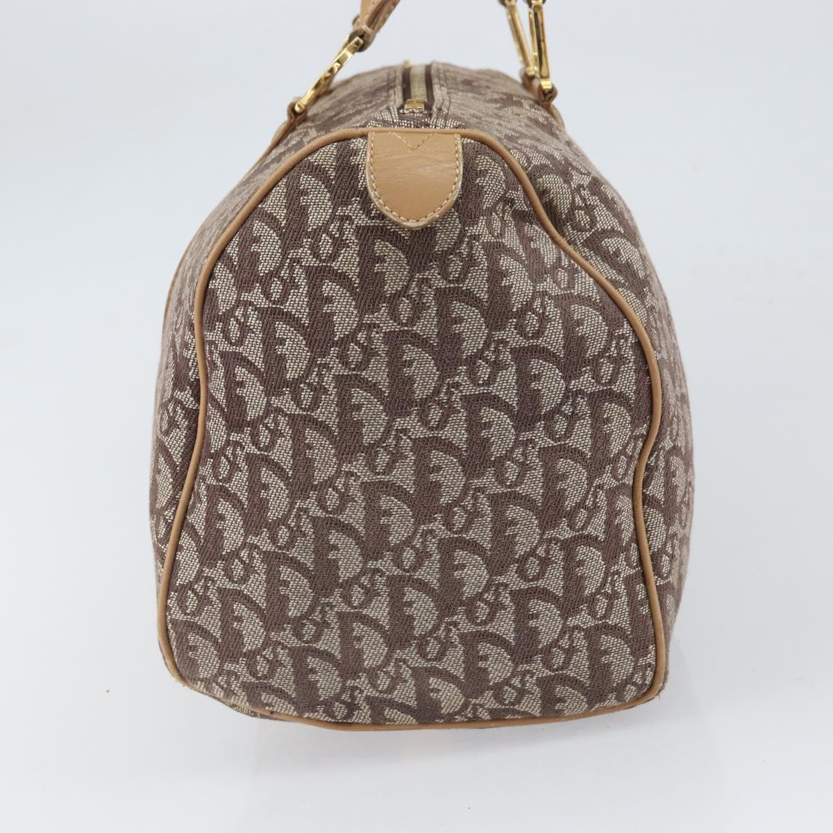 Trotter Canvas Boston Bag Brown Gold - Image 6