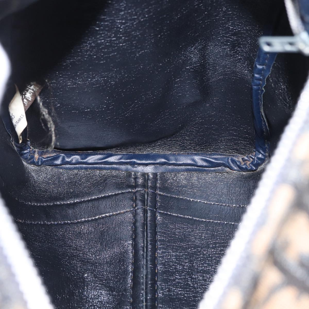 Trotter Canvas Boston Bag Navy Silver - Image 18