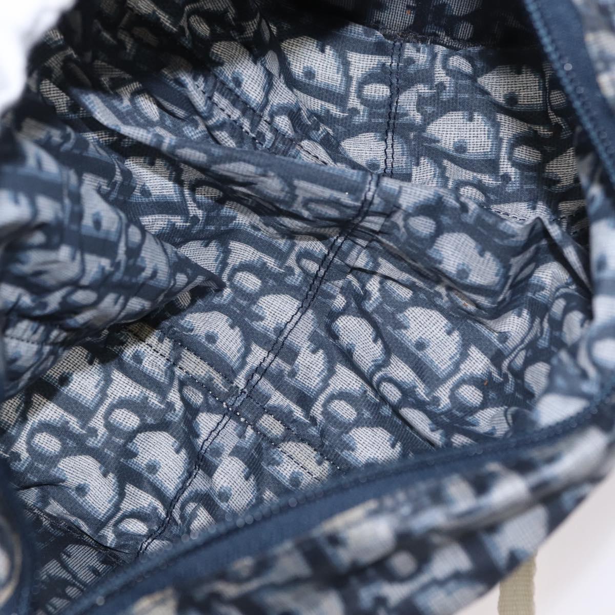 Trotter Canvas Hand Bag Navy Silver - Image 17