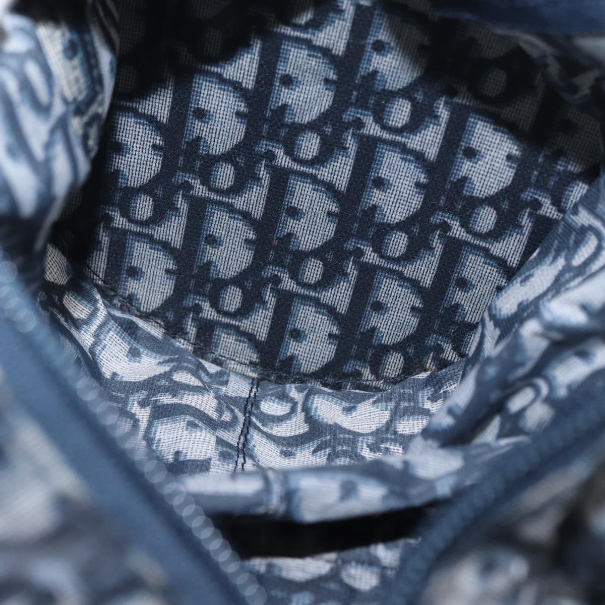 Trotter Canvas Hand Bag Navy Silver - Image 19