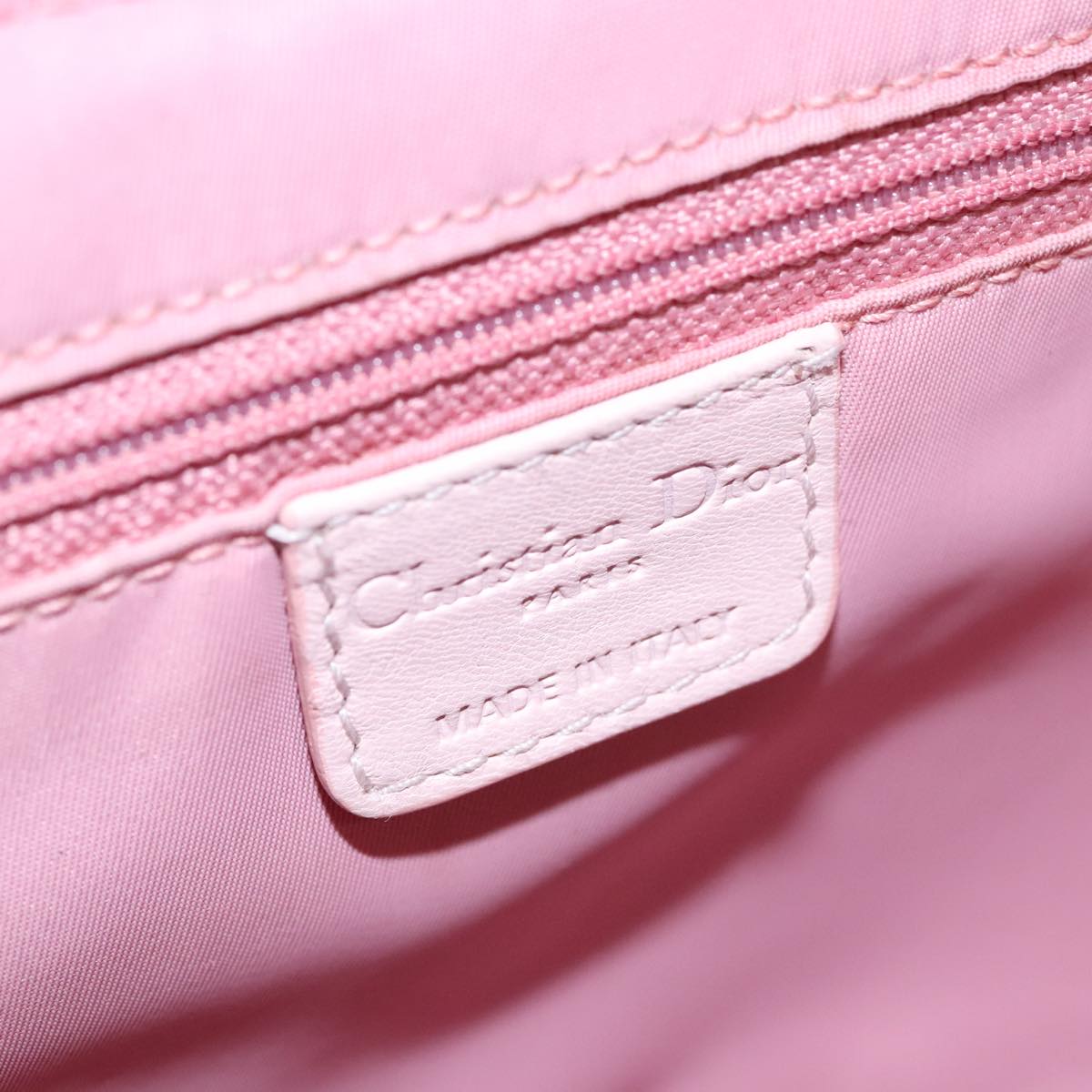 Trotter Canvas Romantic Hand Bag PVC Pink Silver - Image 17