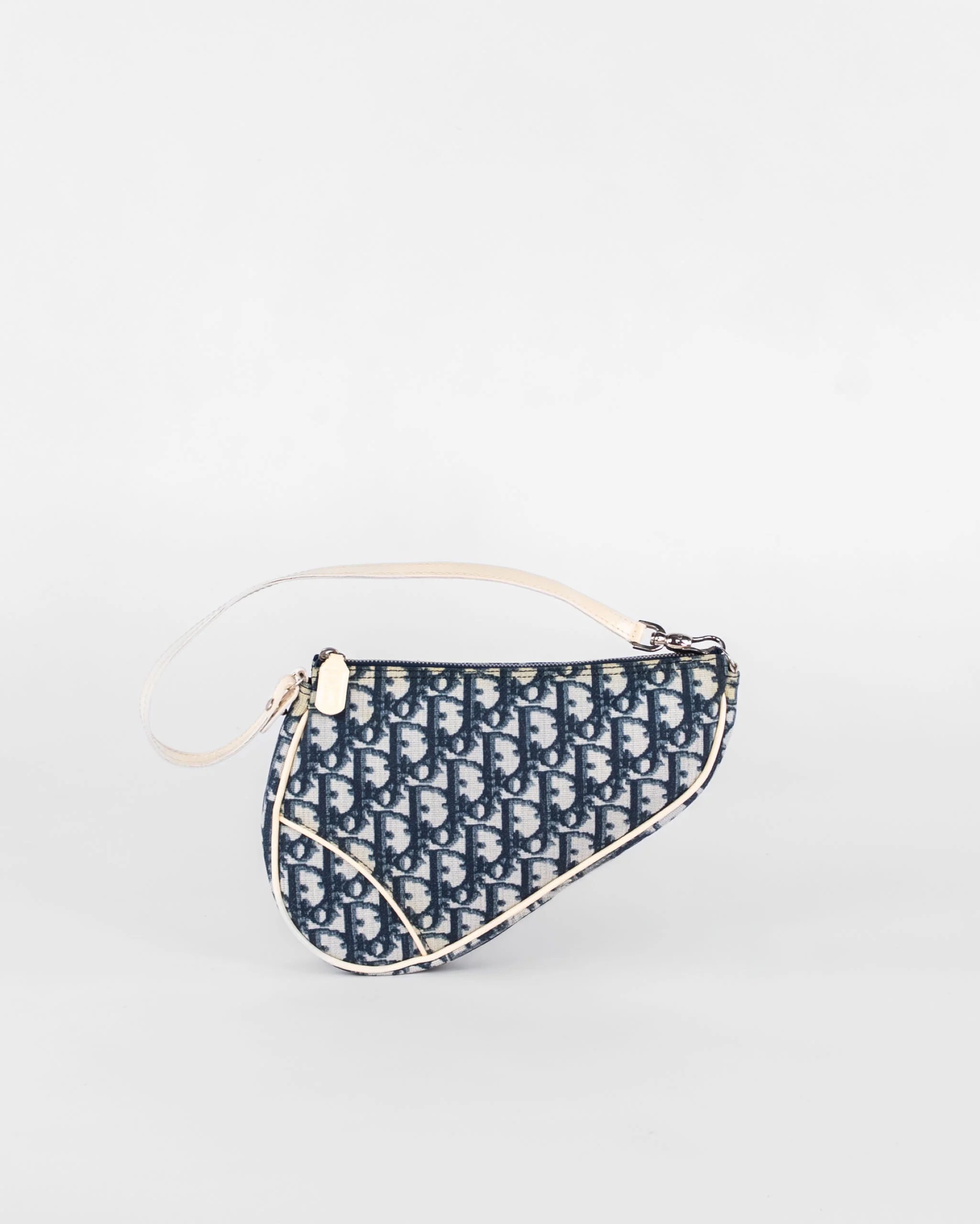 Trotter Canvas Saddle Pouch Navy