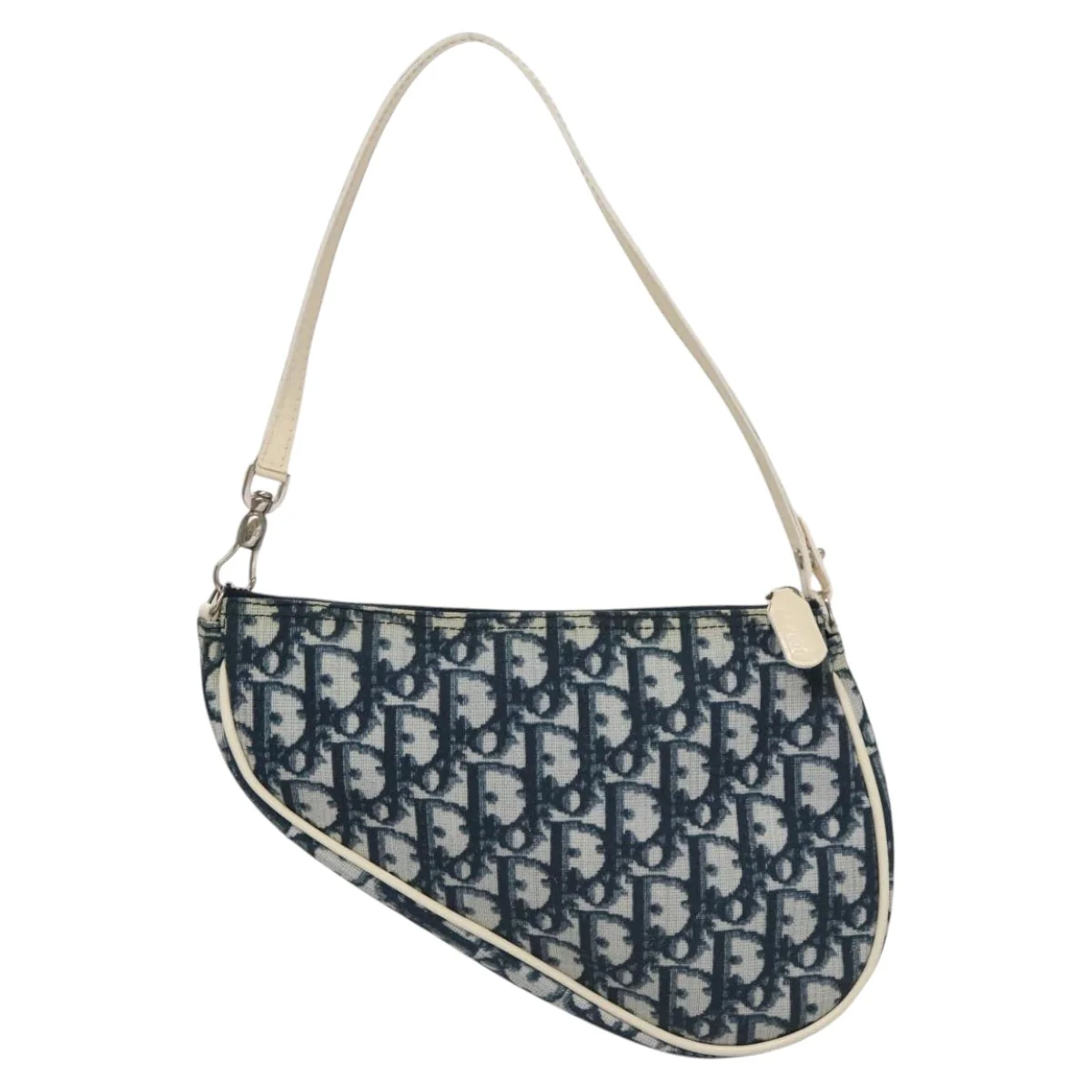 Trotter Canvas Saddle Pouch Navy - Image 4