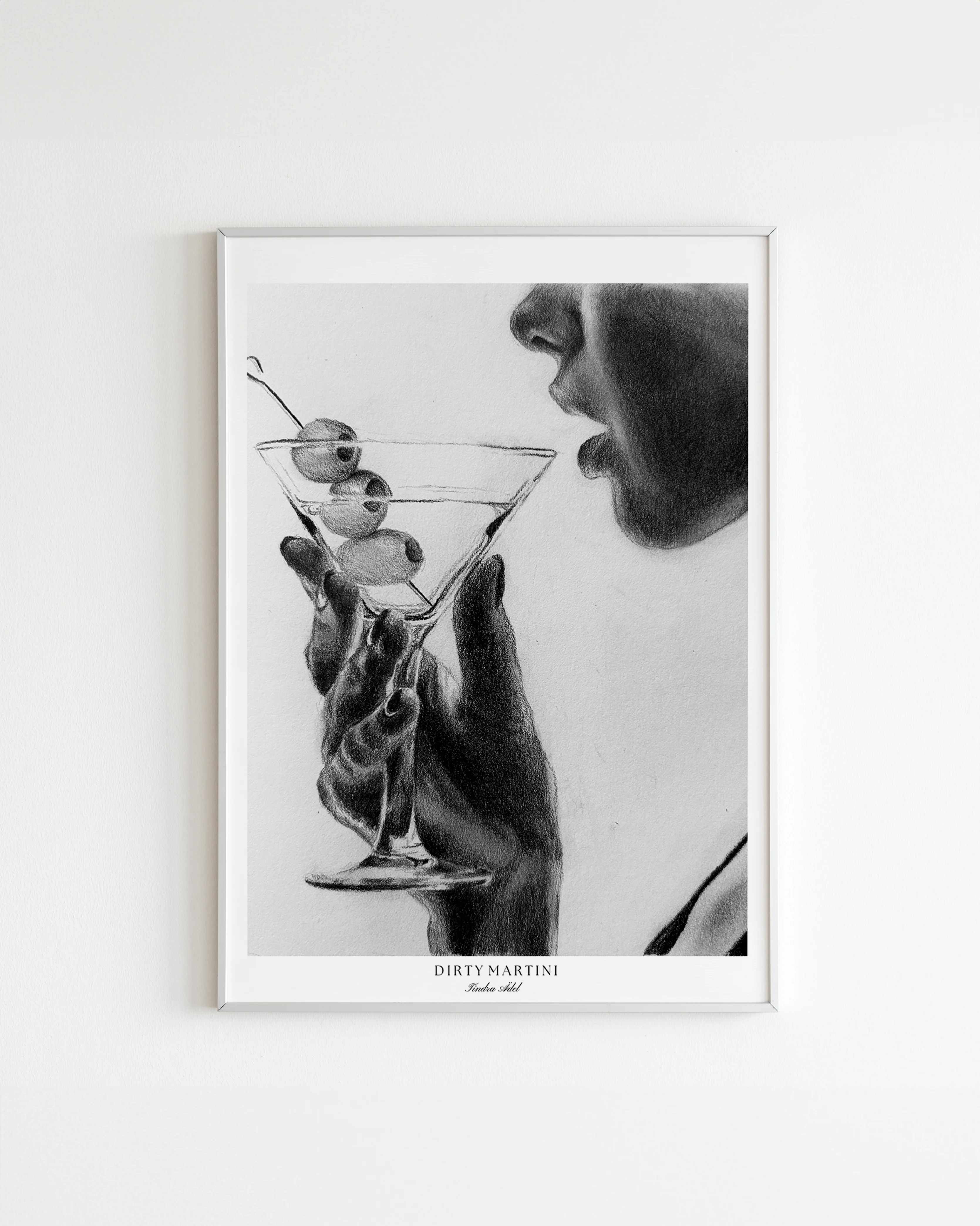 "Drinking Dirty Martini" Poster - Image 2