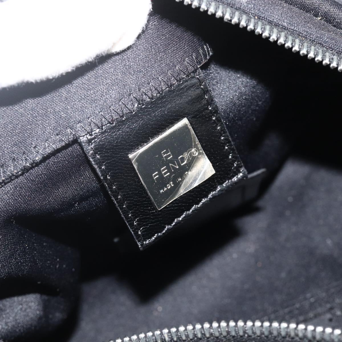 Mamma Baguette Shoulder Bag Nylon Black Silver - Image 17