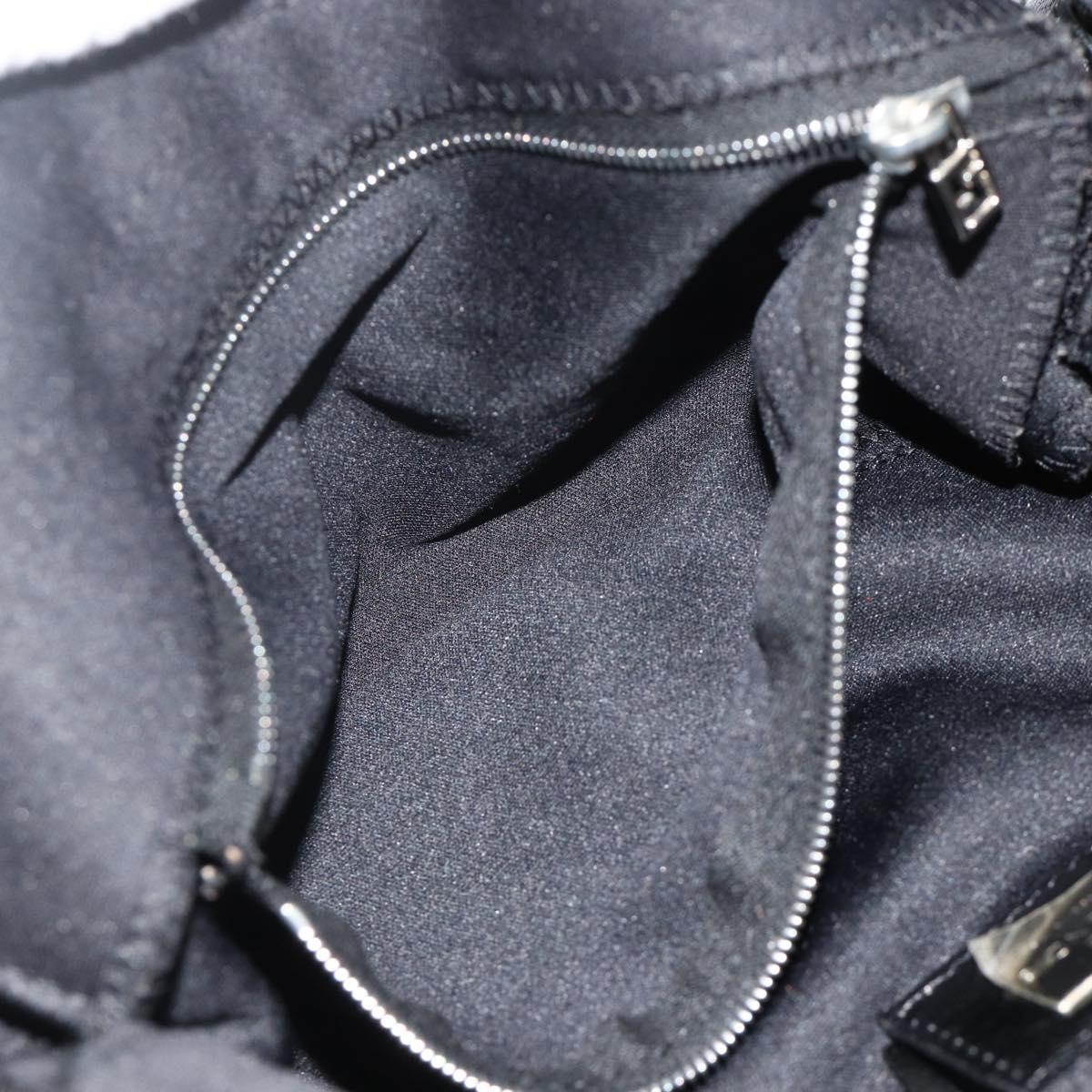 Mamma Baguette Shoulder Bag Nylon Black Silver - Image 22