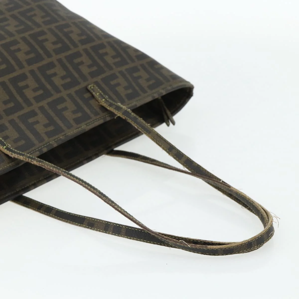 Zucca Canvas Tote Bag Black Brown - Image 8