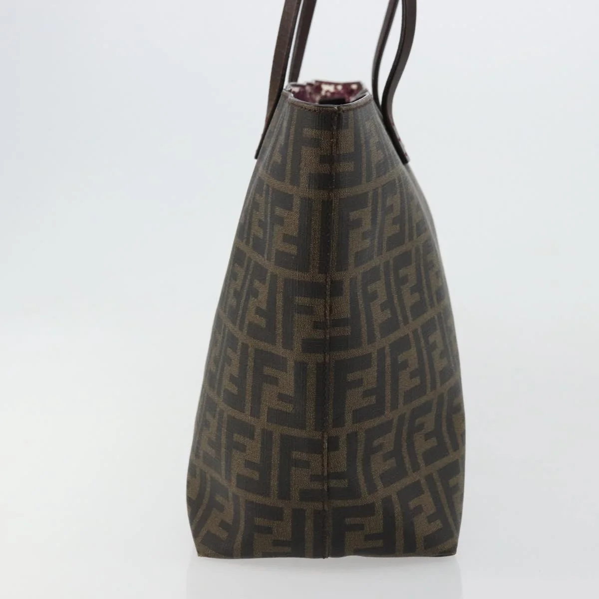 Zucca Canvas Tote Bag Black Brown - Image 5