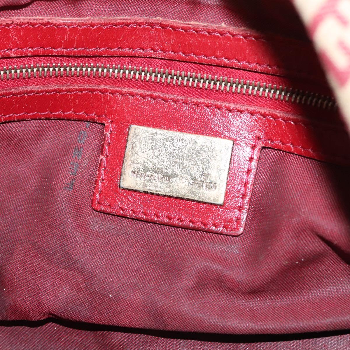 Zucchino Canvas Mamma Baguette Shoulder Bag Beige Red - Image 20