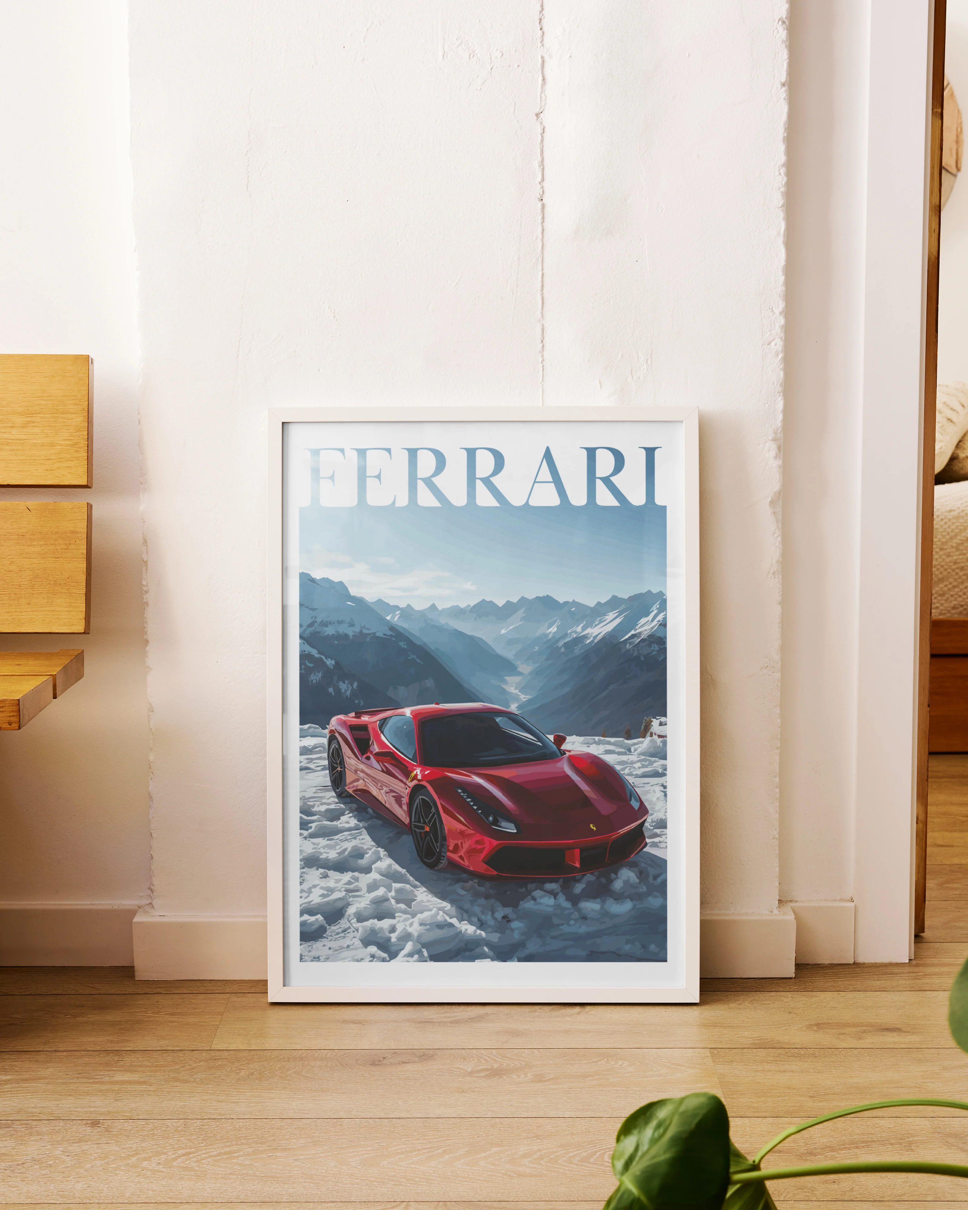 "Winter Ferrari No.3" Poster - Image 3