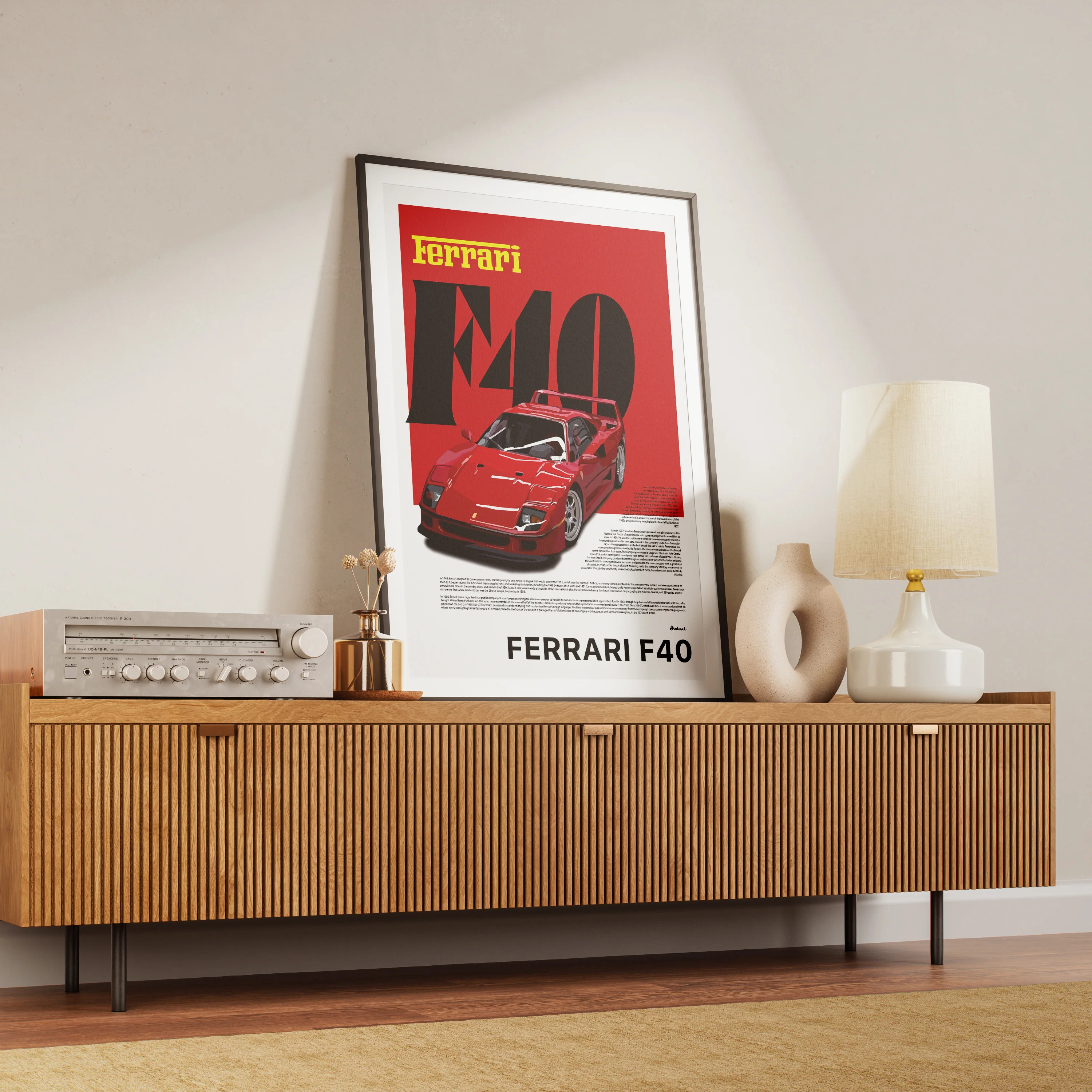Ferrari F40 Poster - Image 5