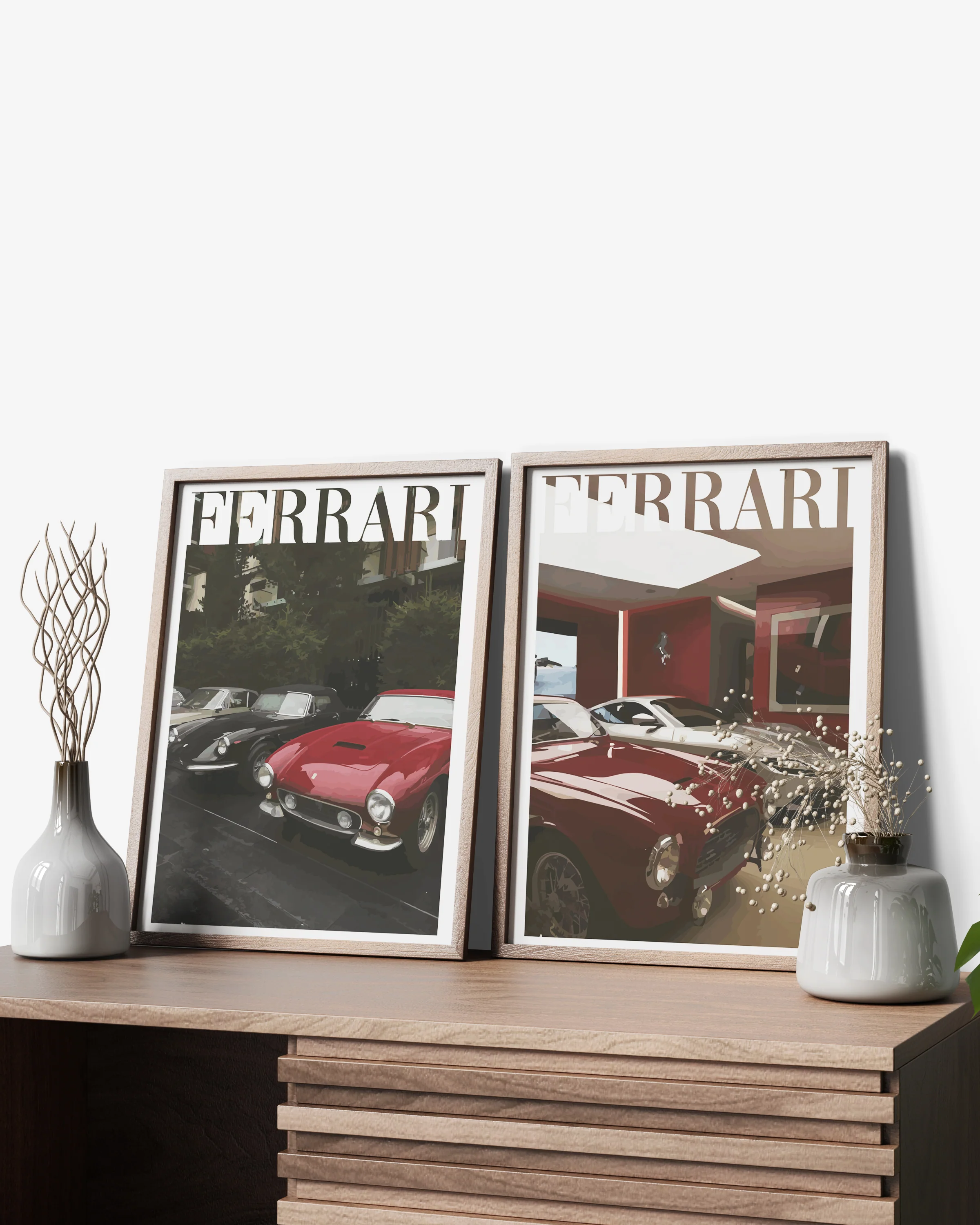 "Old Money Ferrari No.6" Poster - Image 2