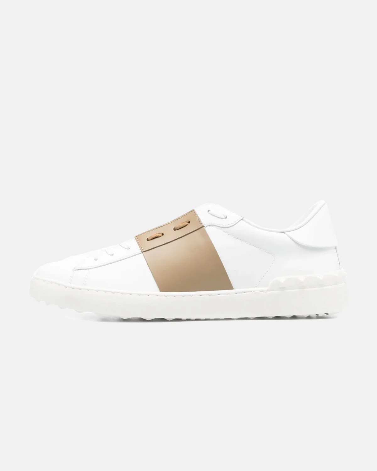 Open White Beige