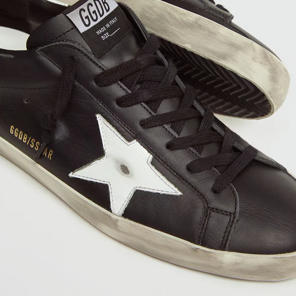 Super-Star Black White Leather - Image 4