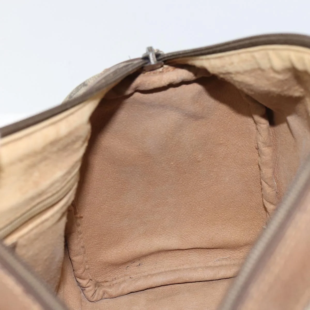 GG Supreme Sherry Line Hand Bag PVC Beige Gold - Image 20