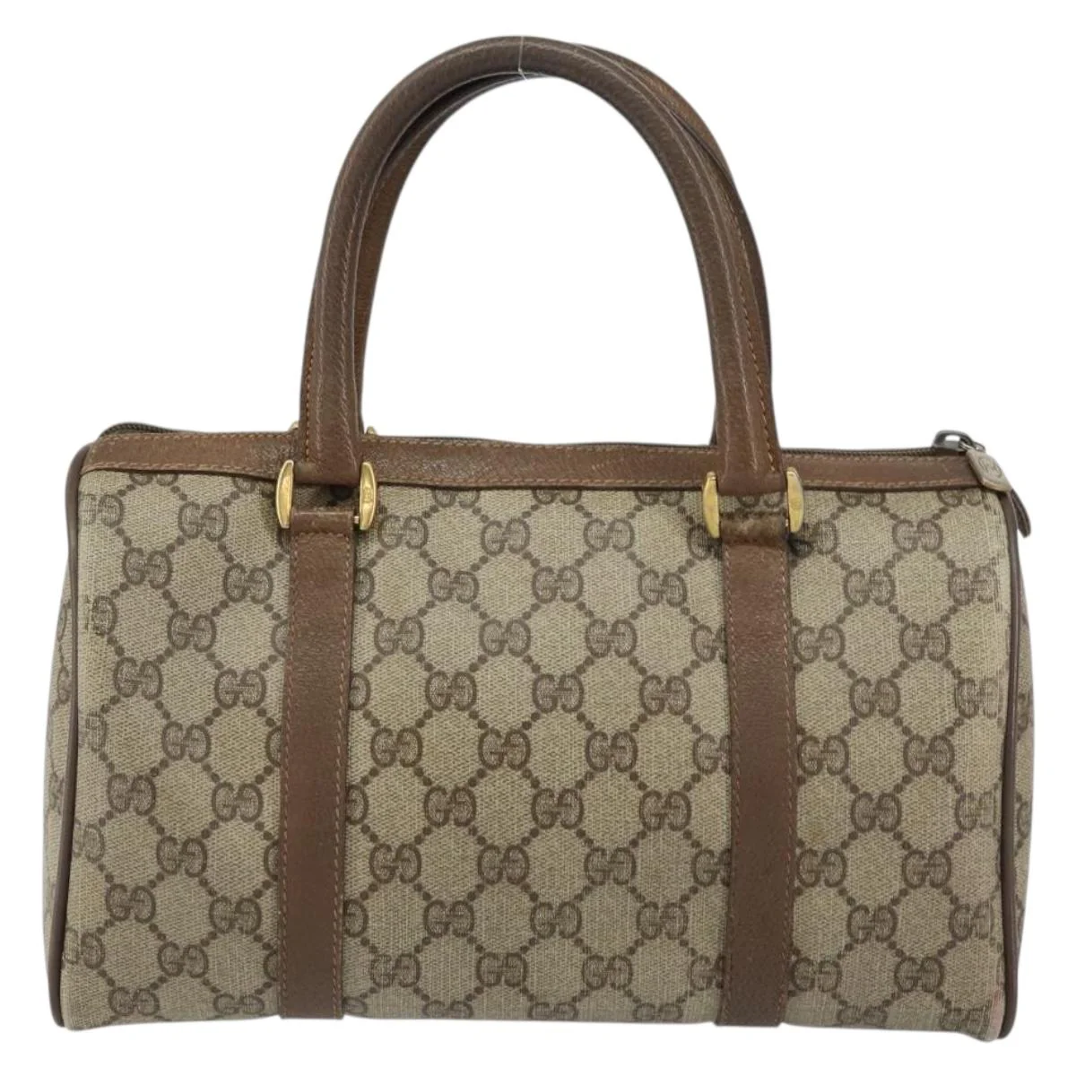 GG Supreme Sherry Line Hand Bag PVC Beige Gold - Image 4