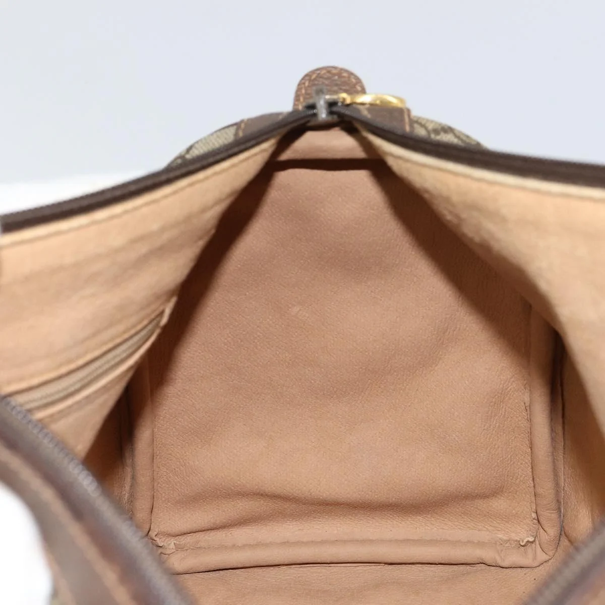 GG Supreme Web Sherry Line Boston Bag PVC Beige Gold - Image 19