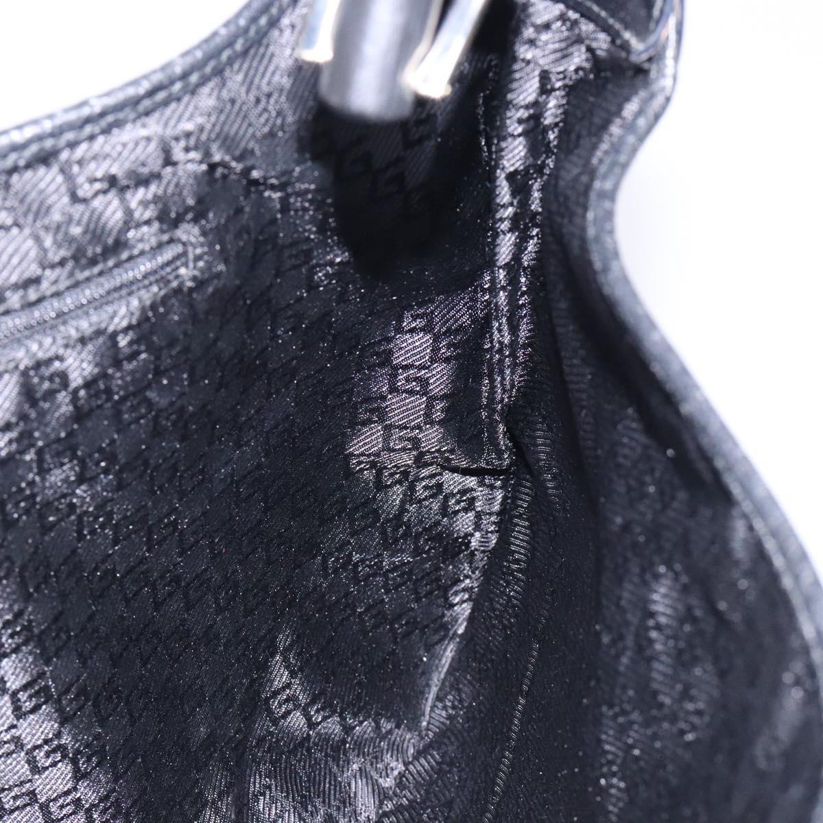 Hand Bag Bamboo Jackie Black Silver - Image 18