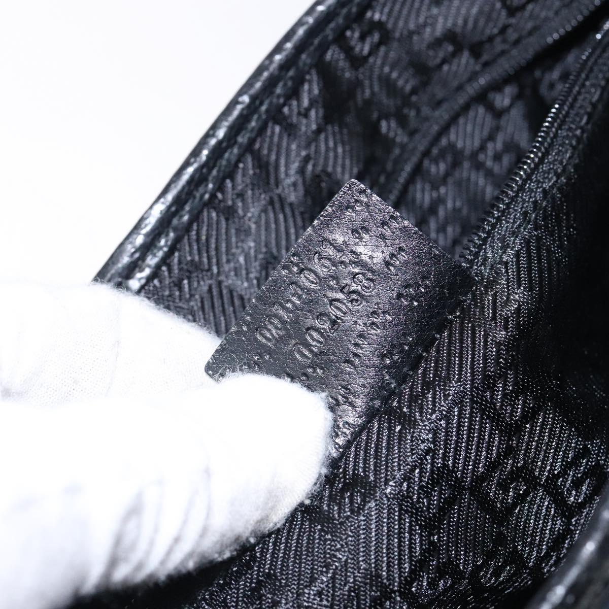 Hand Bag Bamboo Jackie Black Silver - Image 21