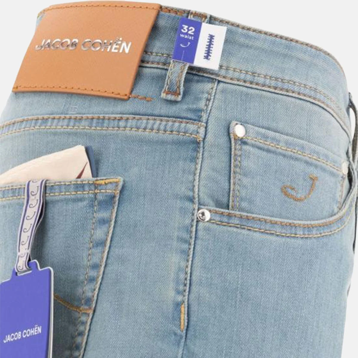 Scott Slim Cropped Carrot Light Blue - Image 4