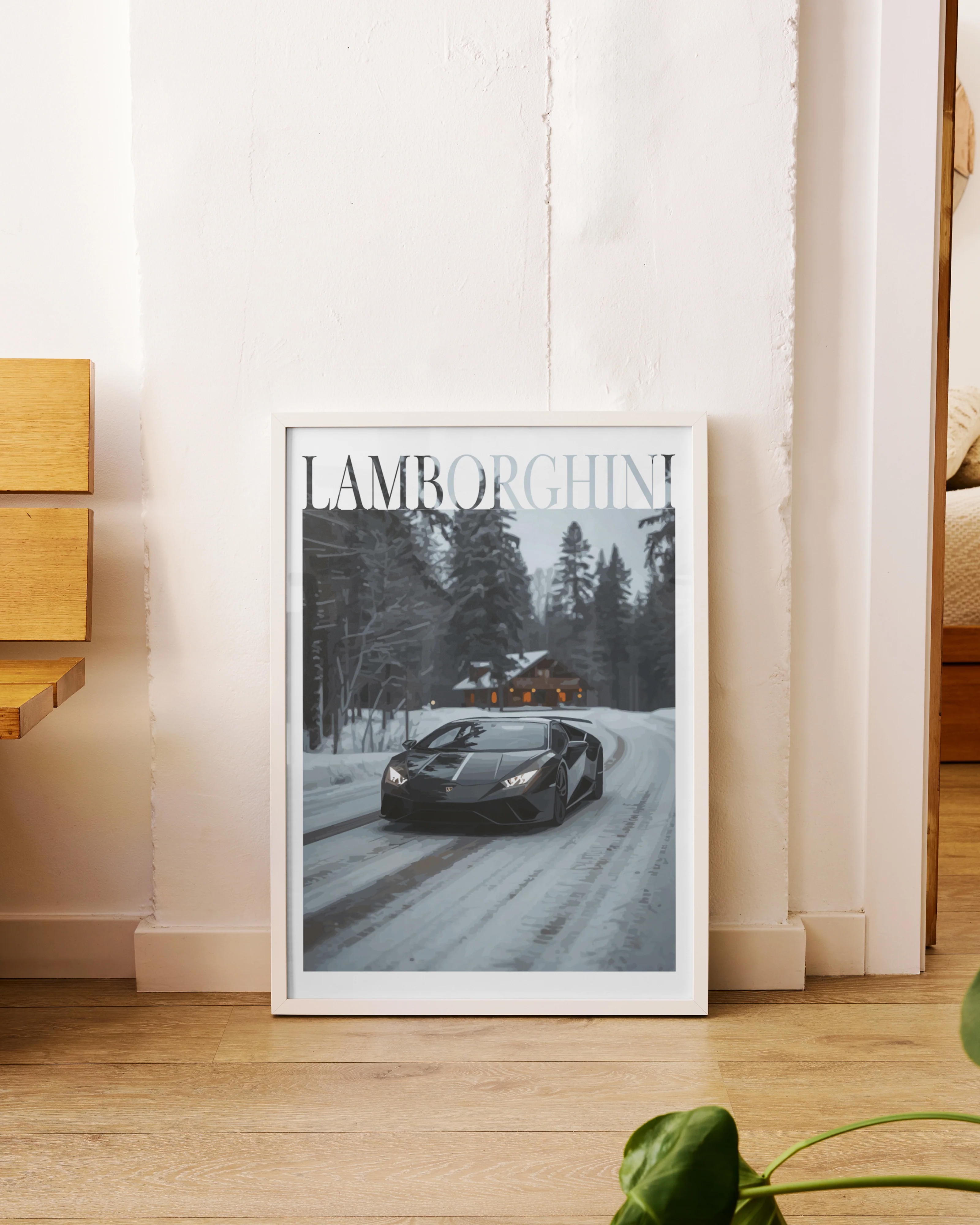 "Winter Lamborghini No.2" Poster - Image 3