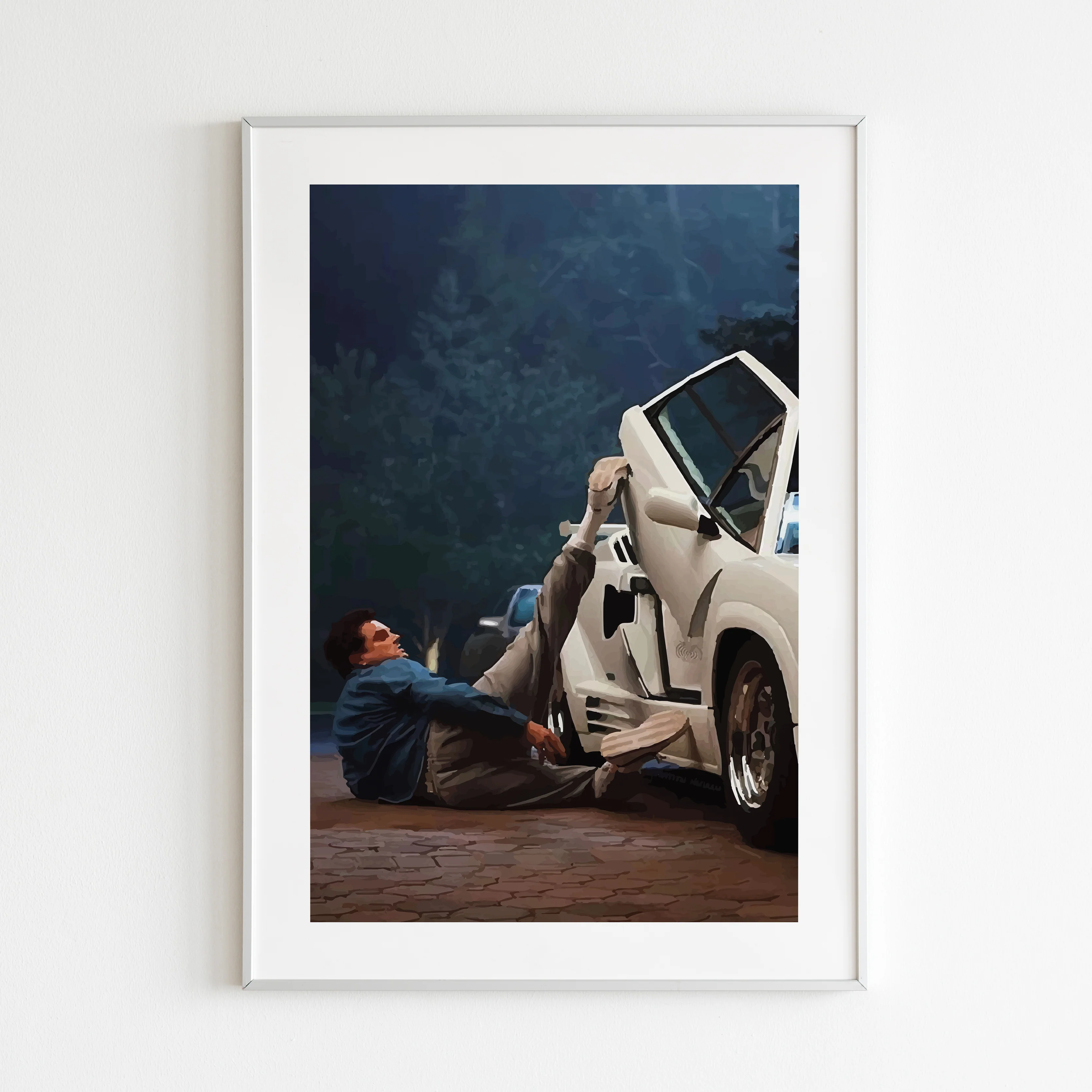 "Countach Climb" Poster - Image 2