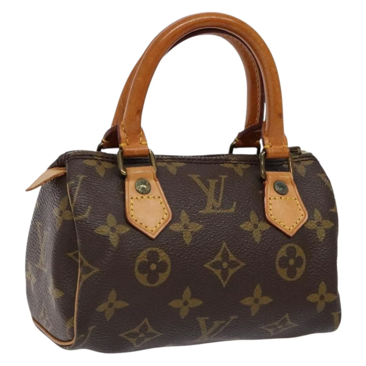 Monogram Mini Speedy Hand Bag Vintage - Image 2