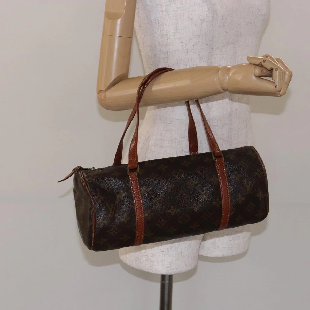 Monogram Papillon 30 Hand Bag Vintage - Image 11