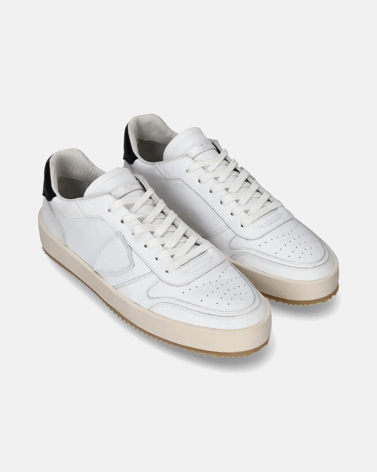 Men’s Nice Low-Top White Black - Image 2
