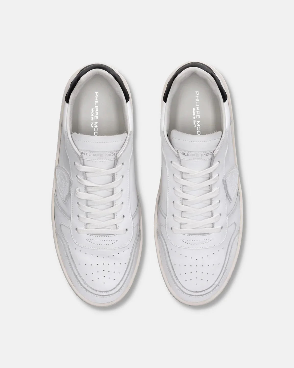 Men’s Nice Low-Top White Black - Image 4