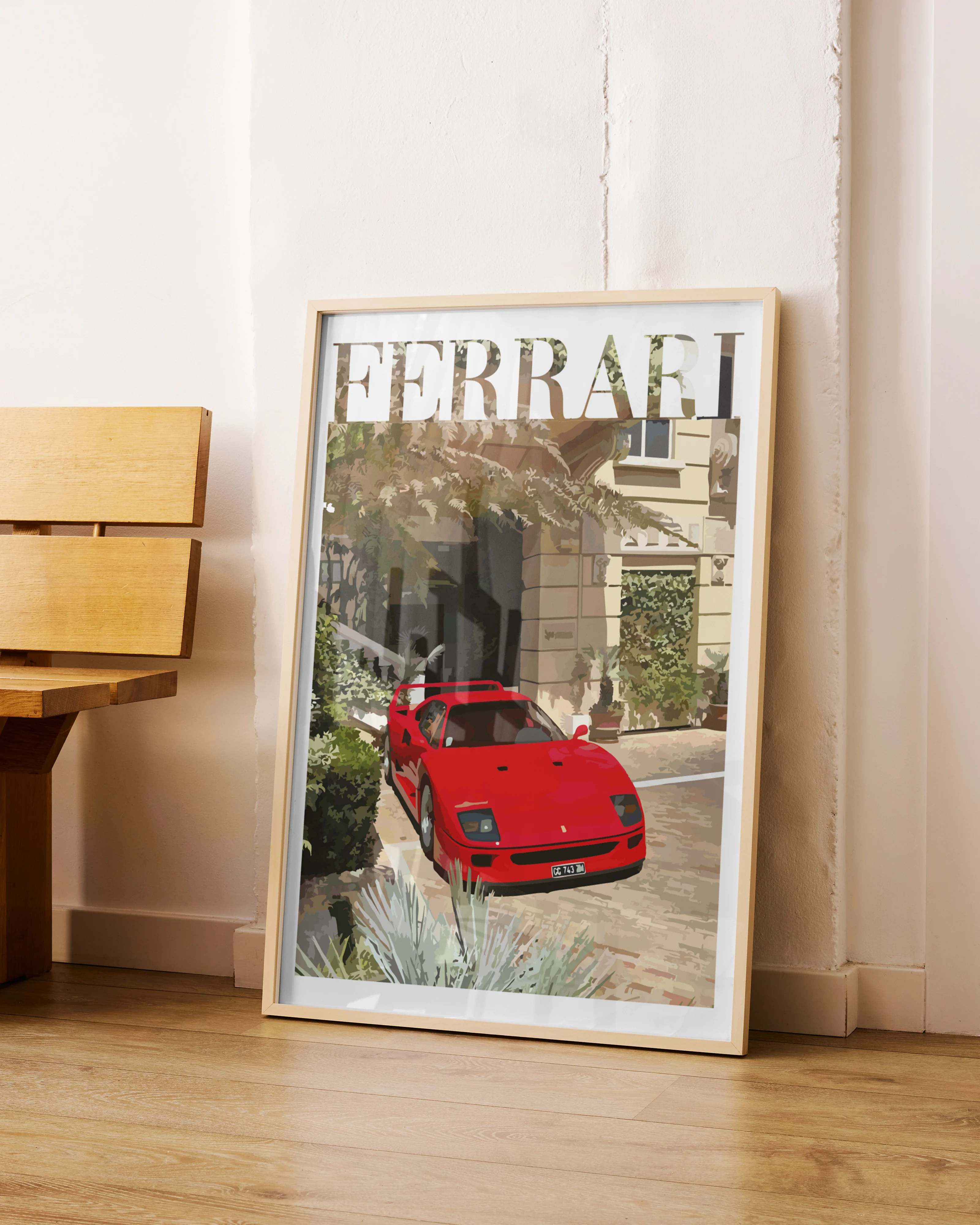 "Old Money Ferrari No.1" Poster - Image 2