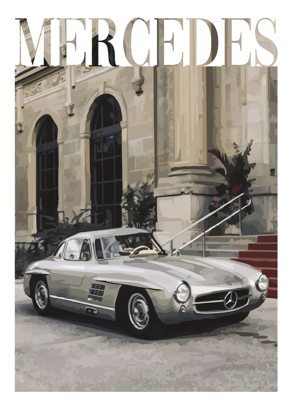"Old Money Mercedes No.1" Poster