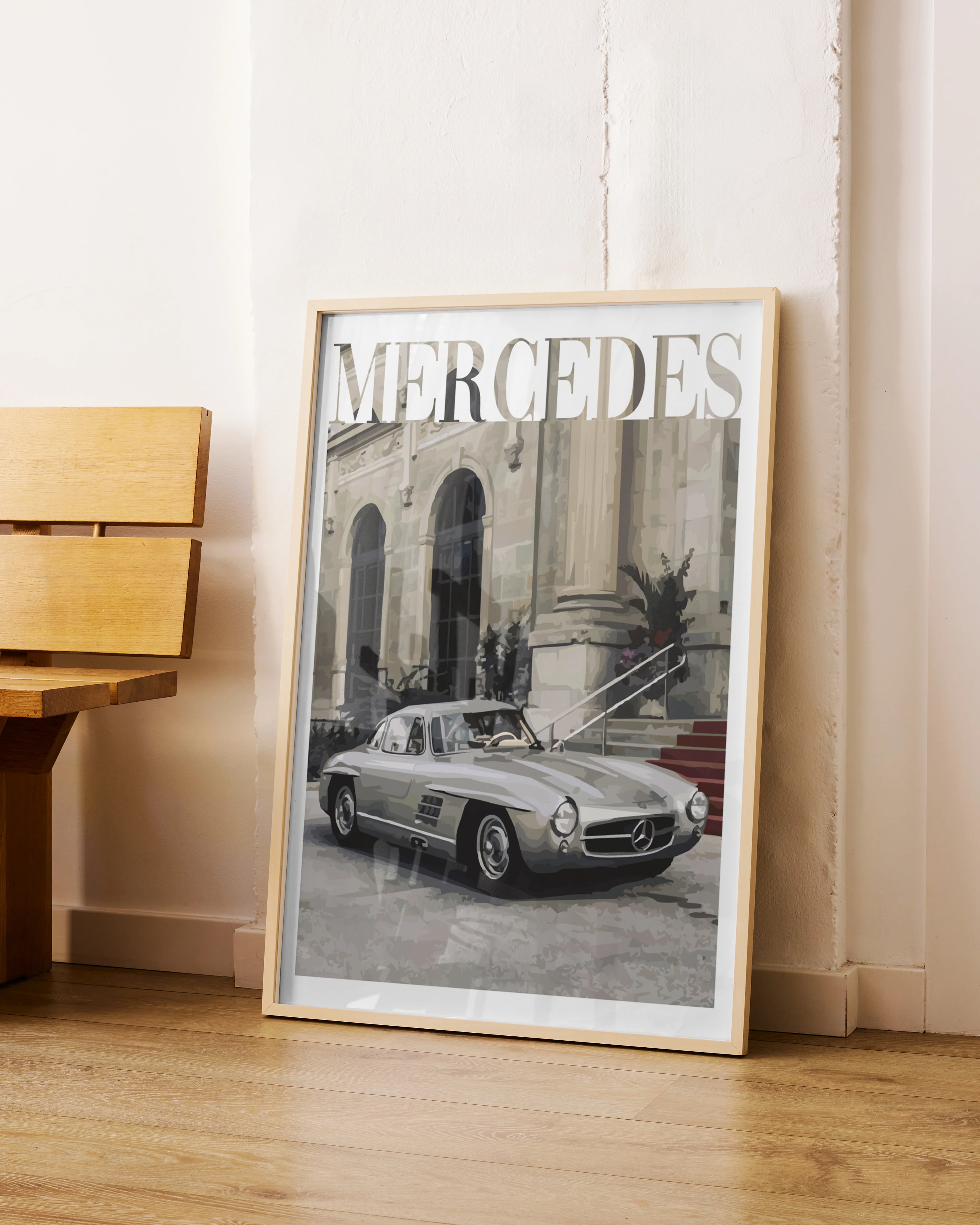 "Old Money Mercedes No.1" Poster - Image 2