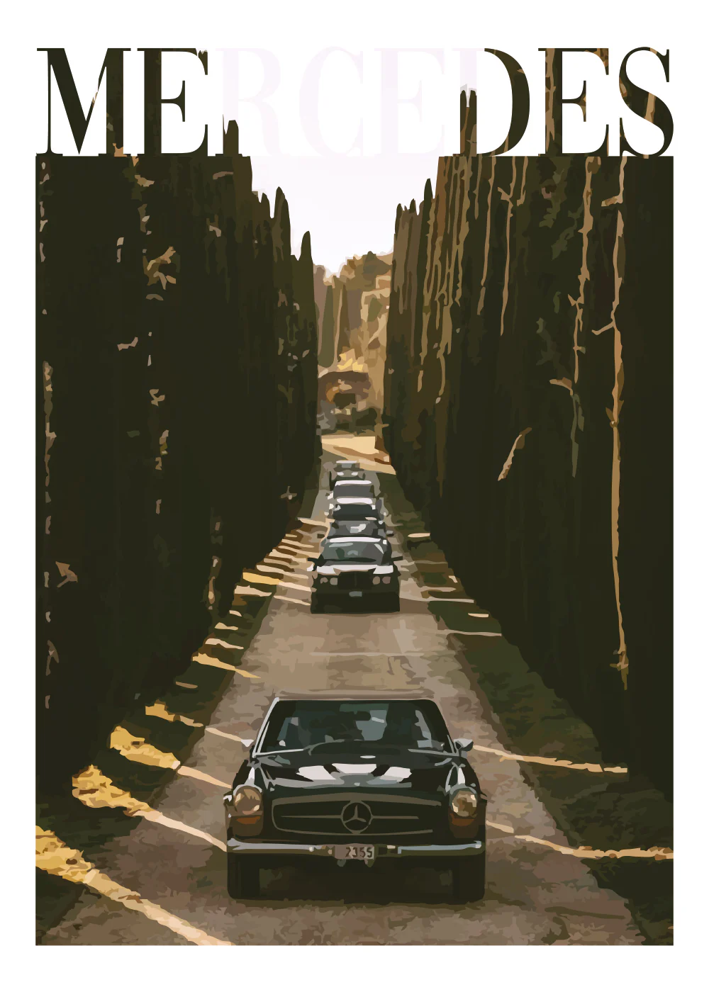 "Old Money Mercedes No.2" Poster