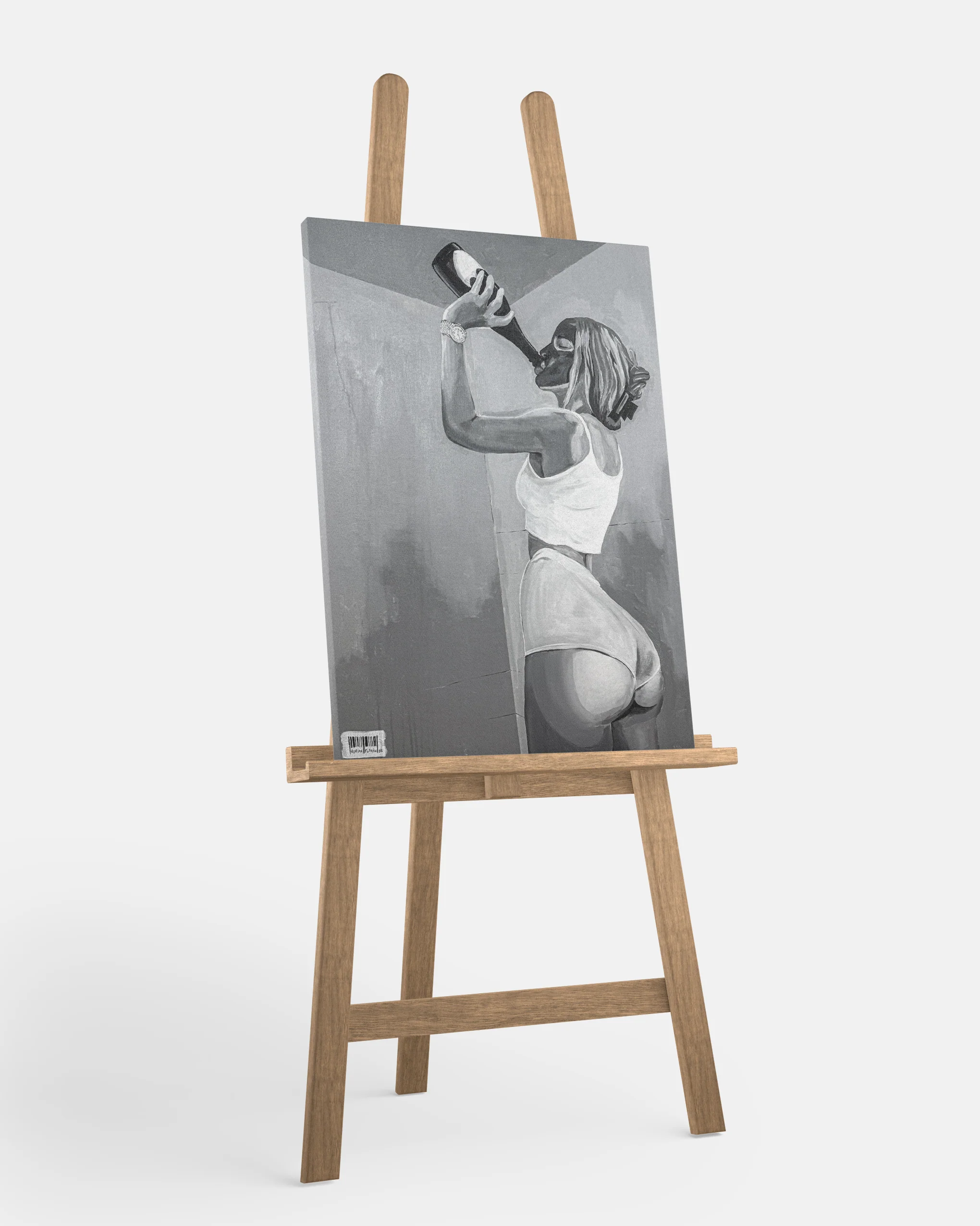 "Overworked" Canvastavla - Image 2