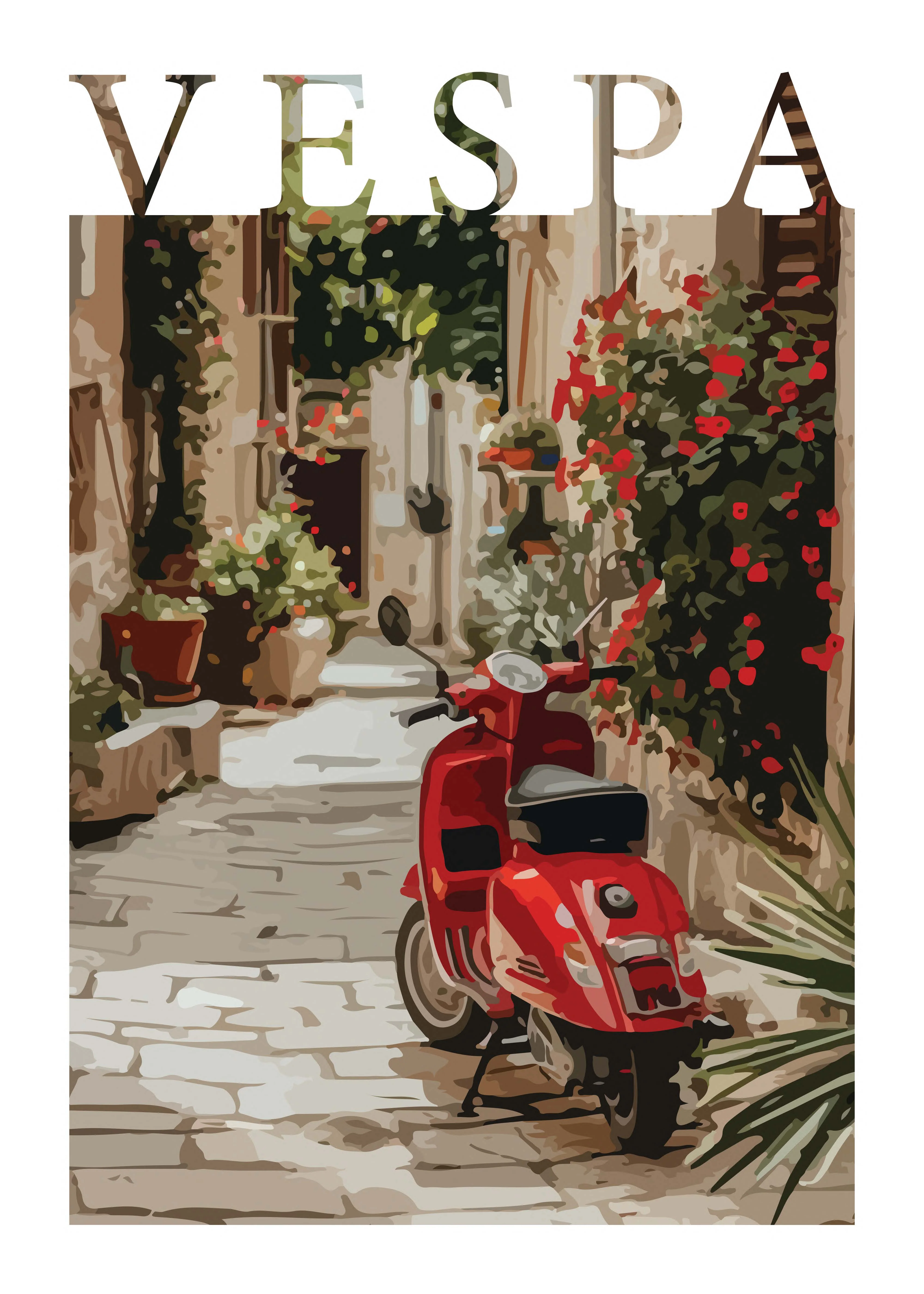 "Piaggio Vespa" No.1" Poster